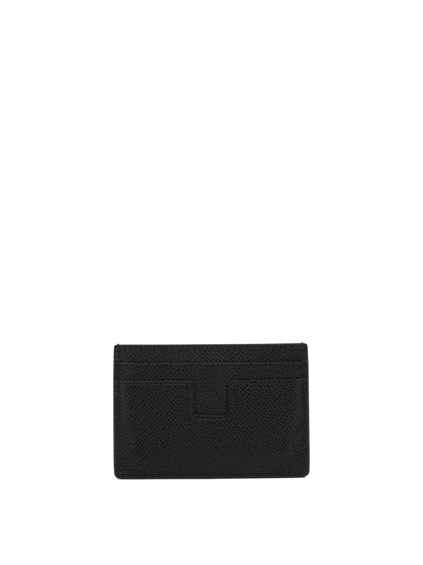 Tom Ford Small Grain Leather Card Holder