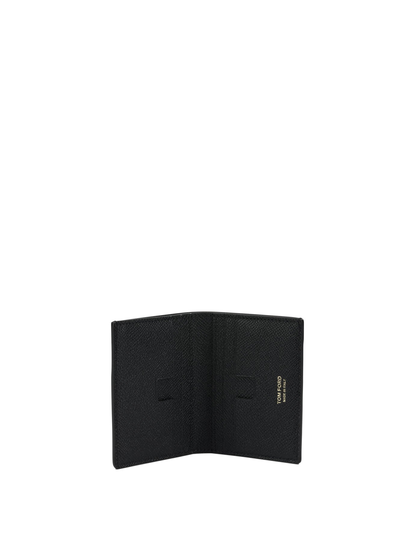 Tom Ford Small Grain Leather Folding Card Holder