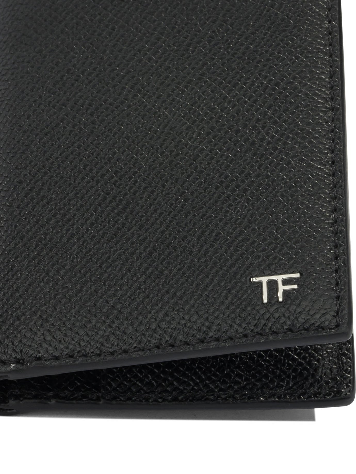 Tom Ford Small Grain Leather Folding Card Holder