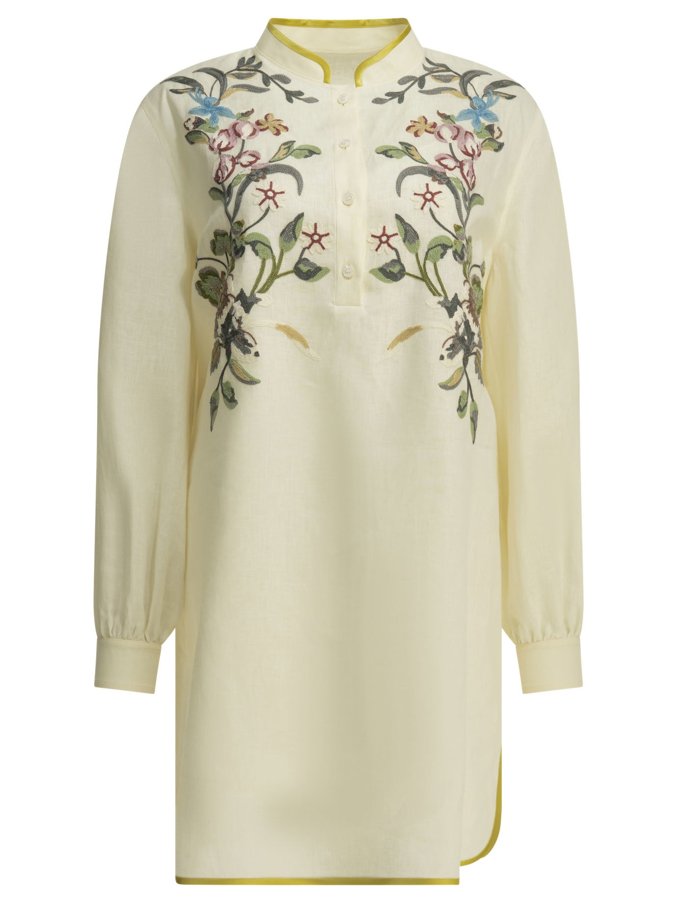 Valentino Embroidered Chemisier Short Dress