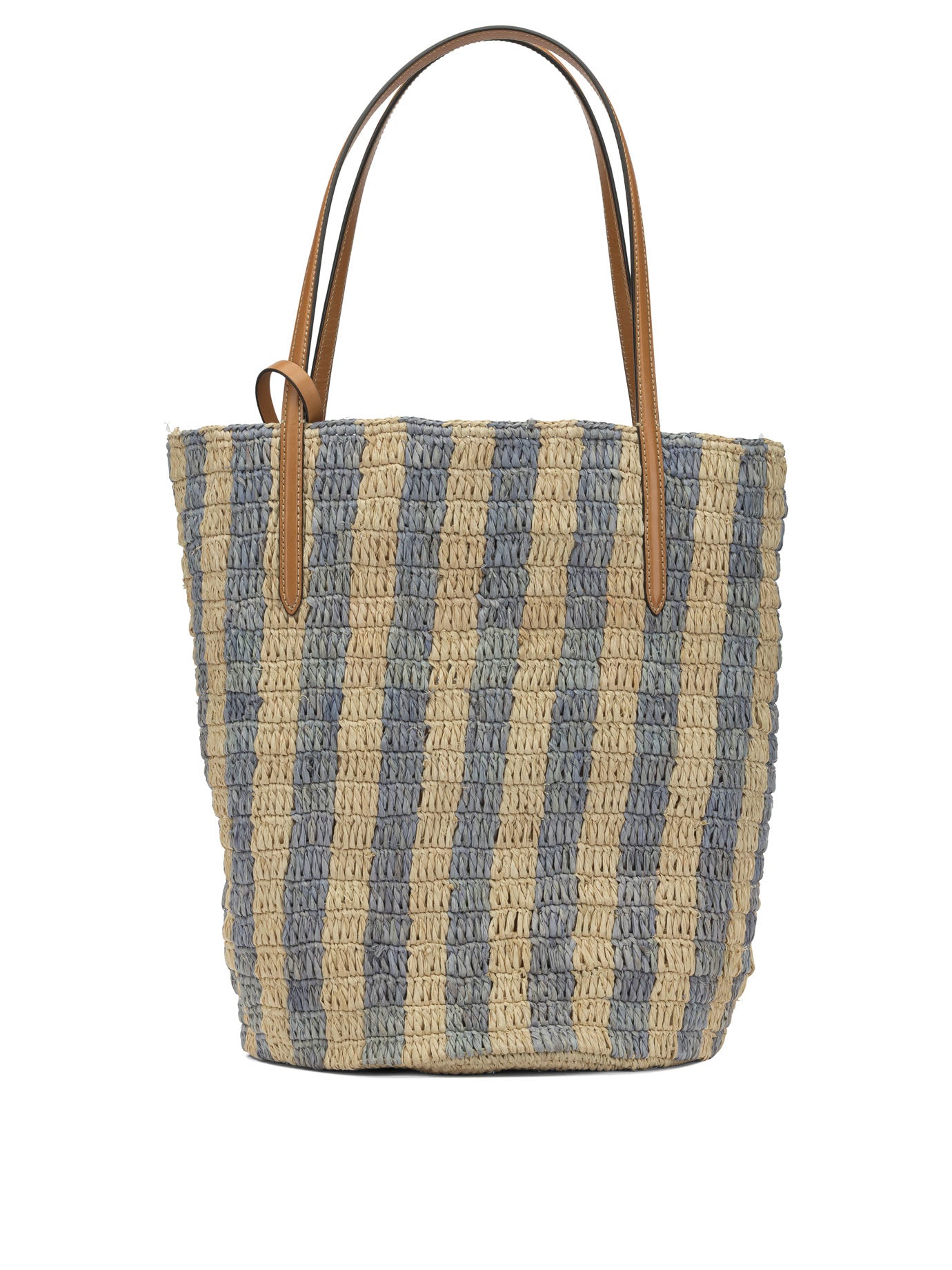 Valentino Garavani Vlogo Raffia Medium Shoulder Bag