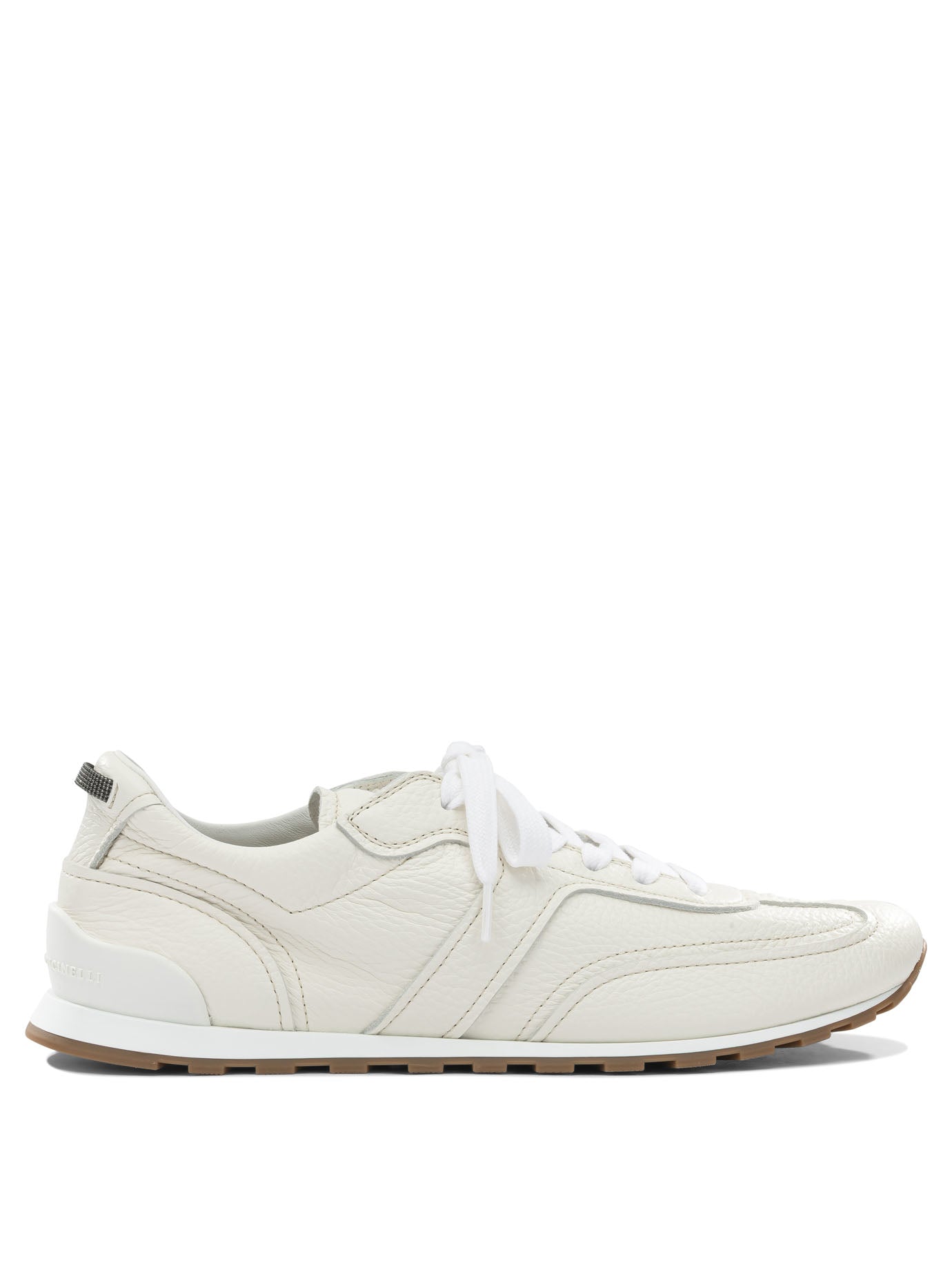 Brunello Cucinelli Shiny Loops Low-Top Sneakers