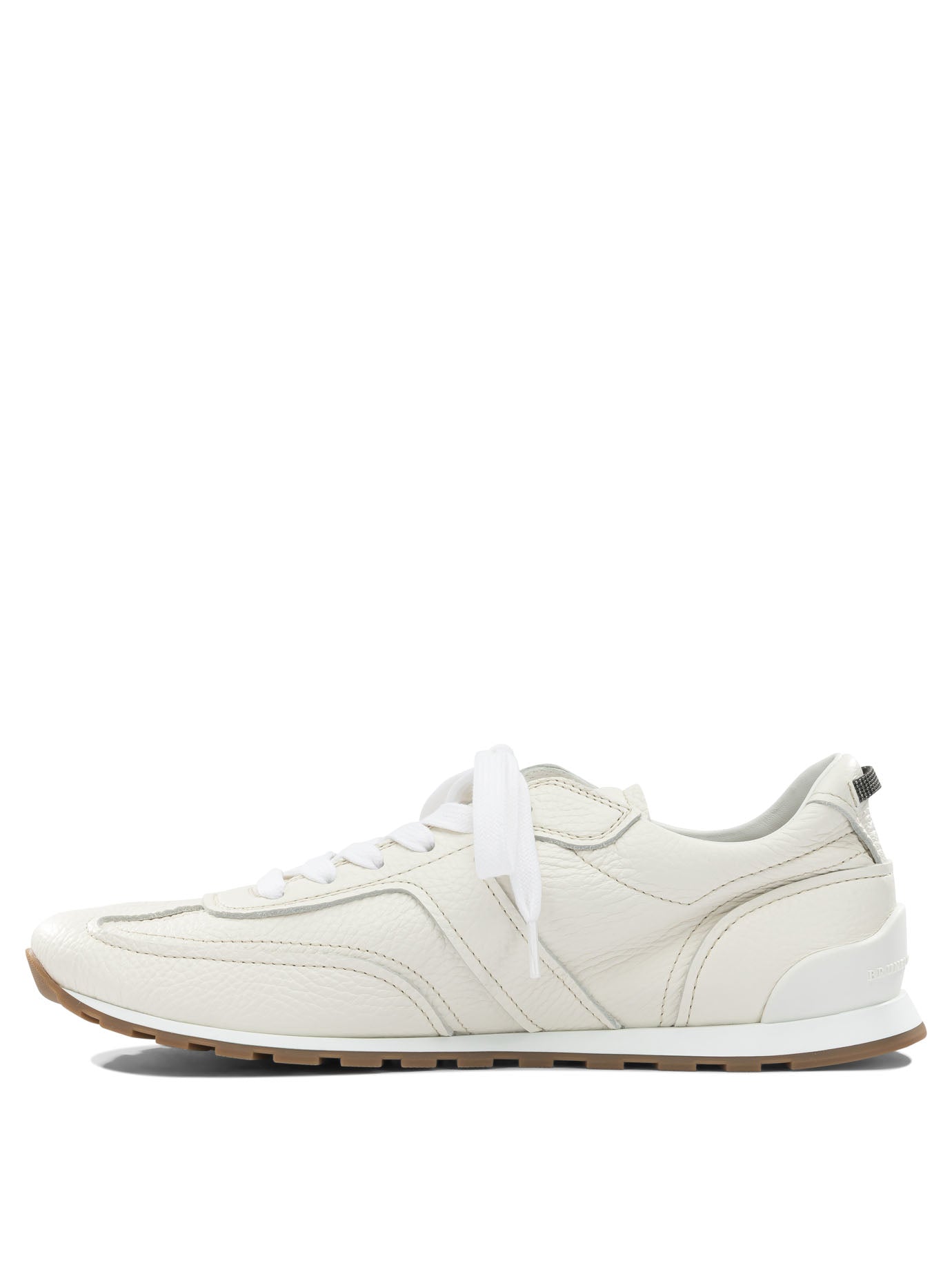 Brunello Cucinelli Shiny Loops Low-Top Sneakers
