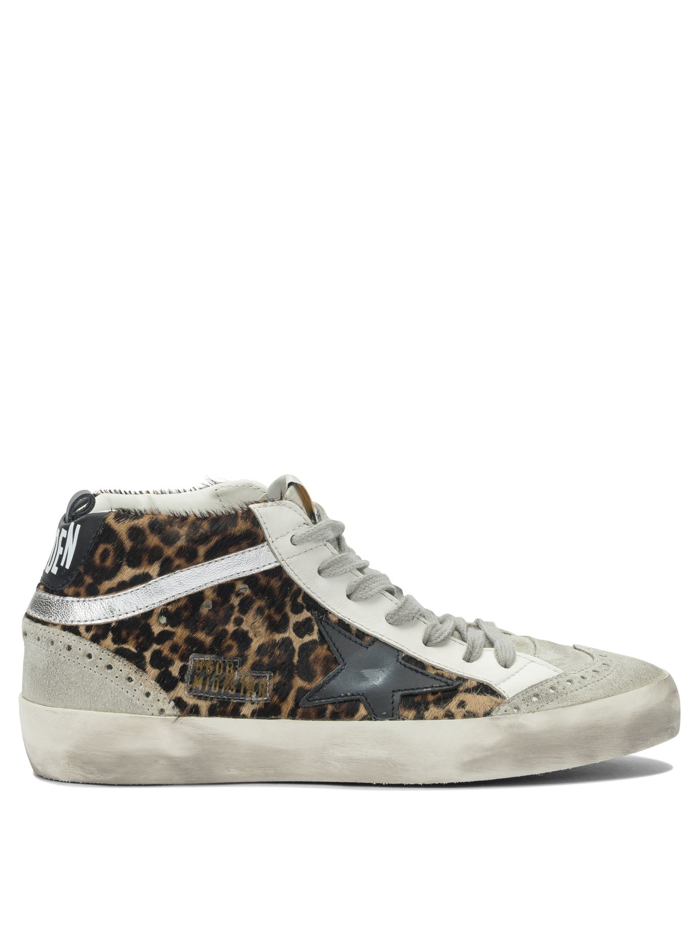 Golden Goose Mid Star High-Top Sneakers