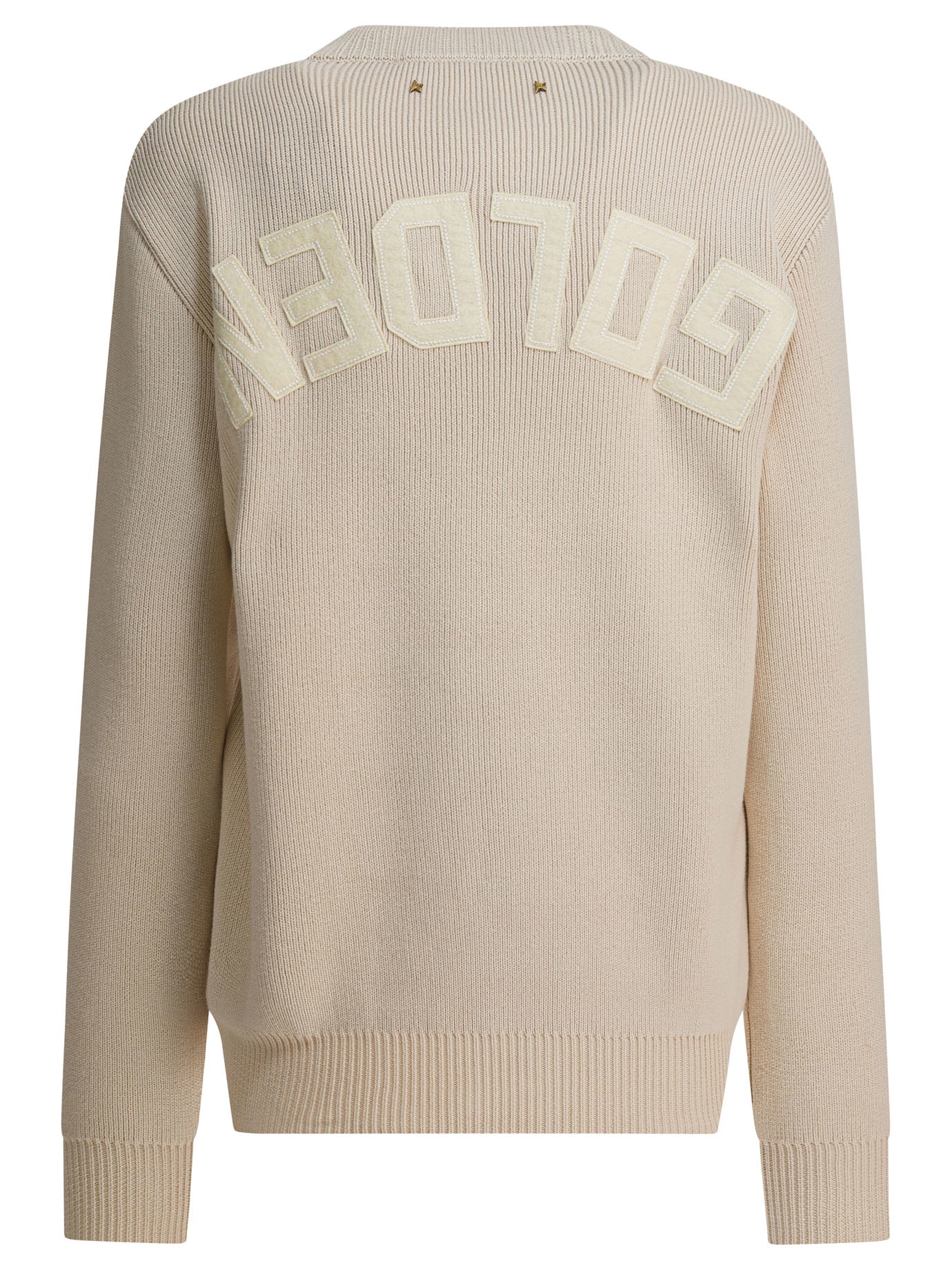 Golden Goose Crewneck Sweater With Reverse Logo