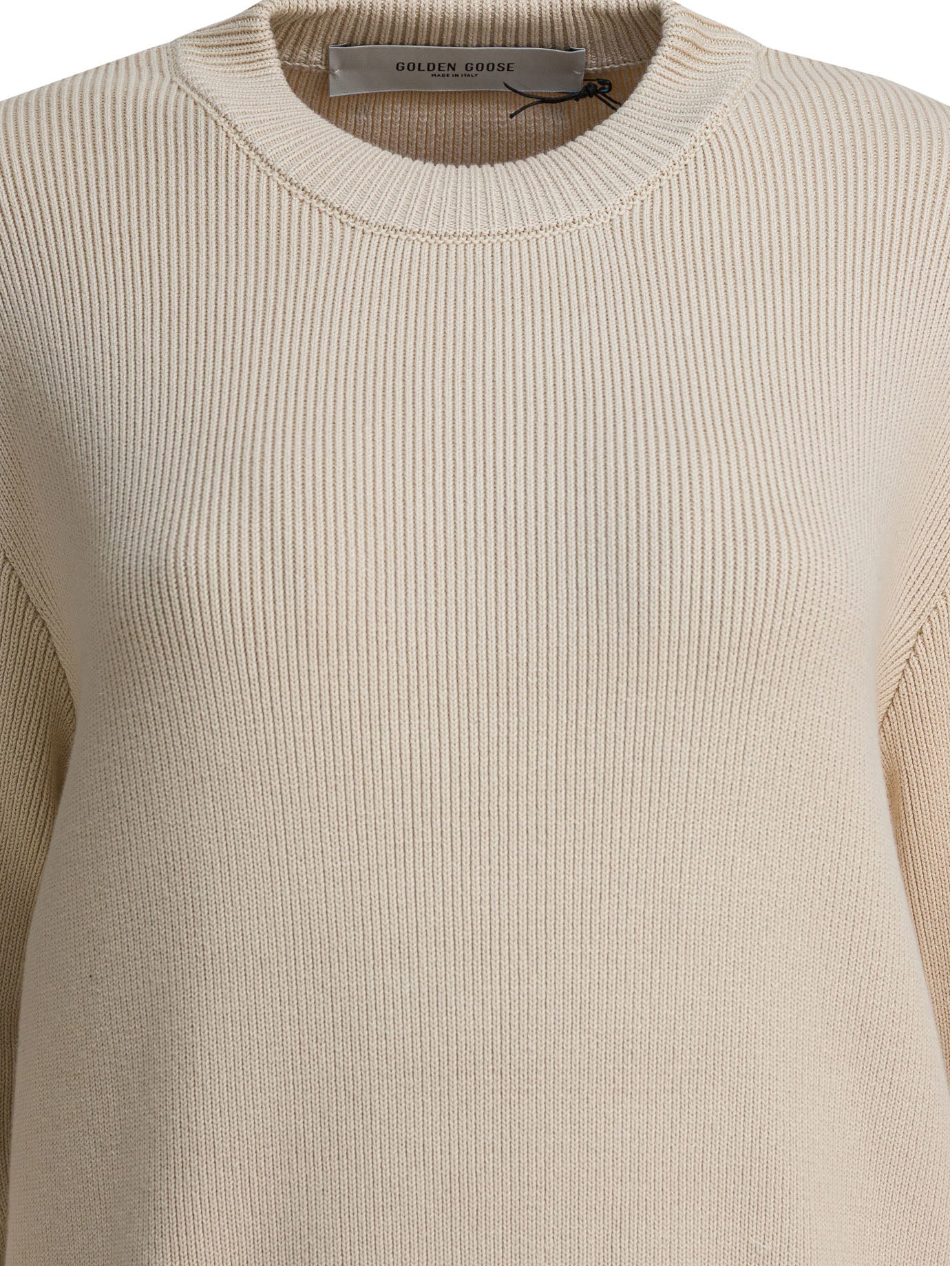 Golden Goose Crewneck Sweater With Reverse Logo