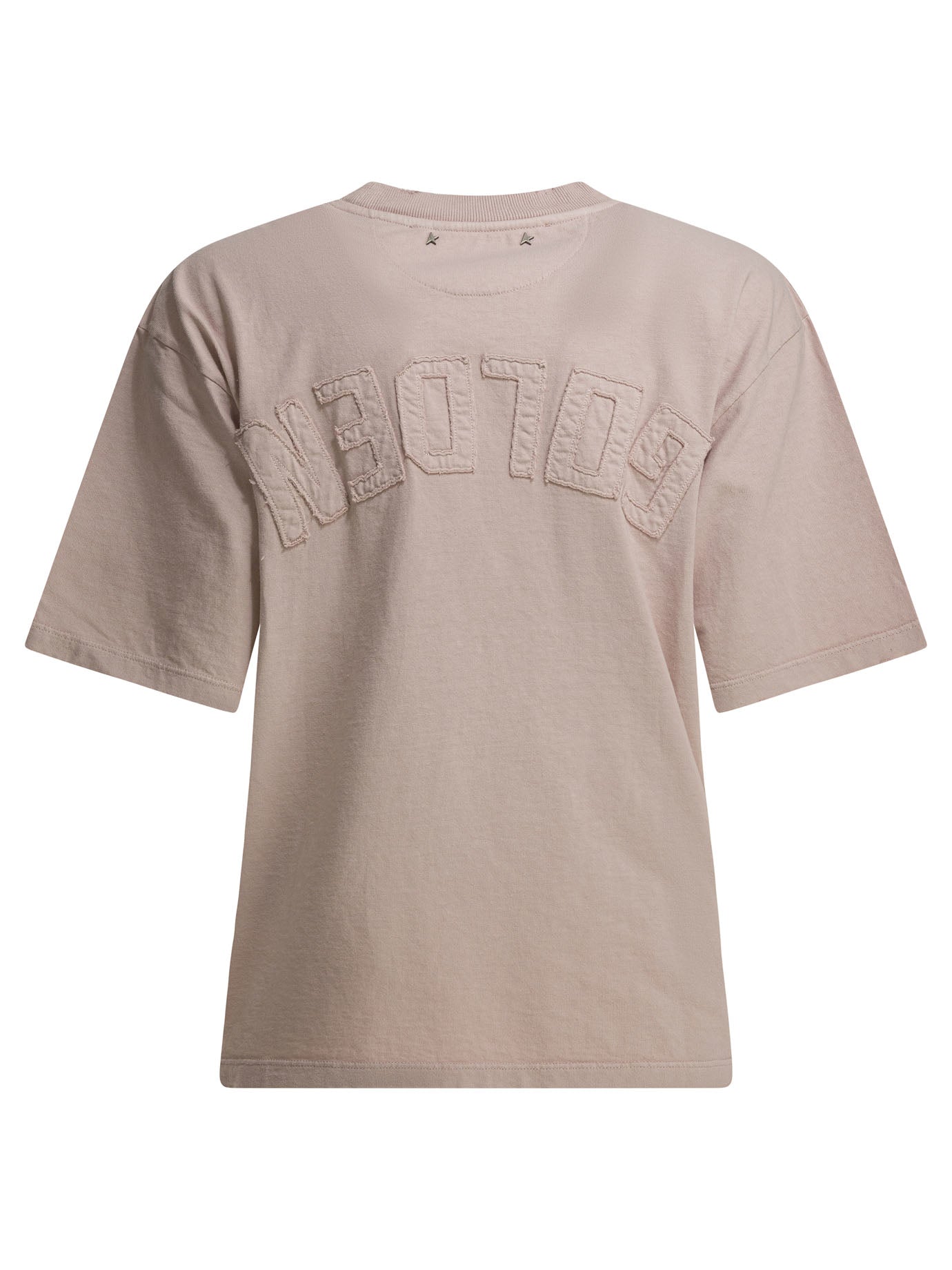 Golden Goose Crew Neck T-Shirt With Reverse Logo