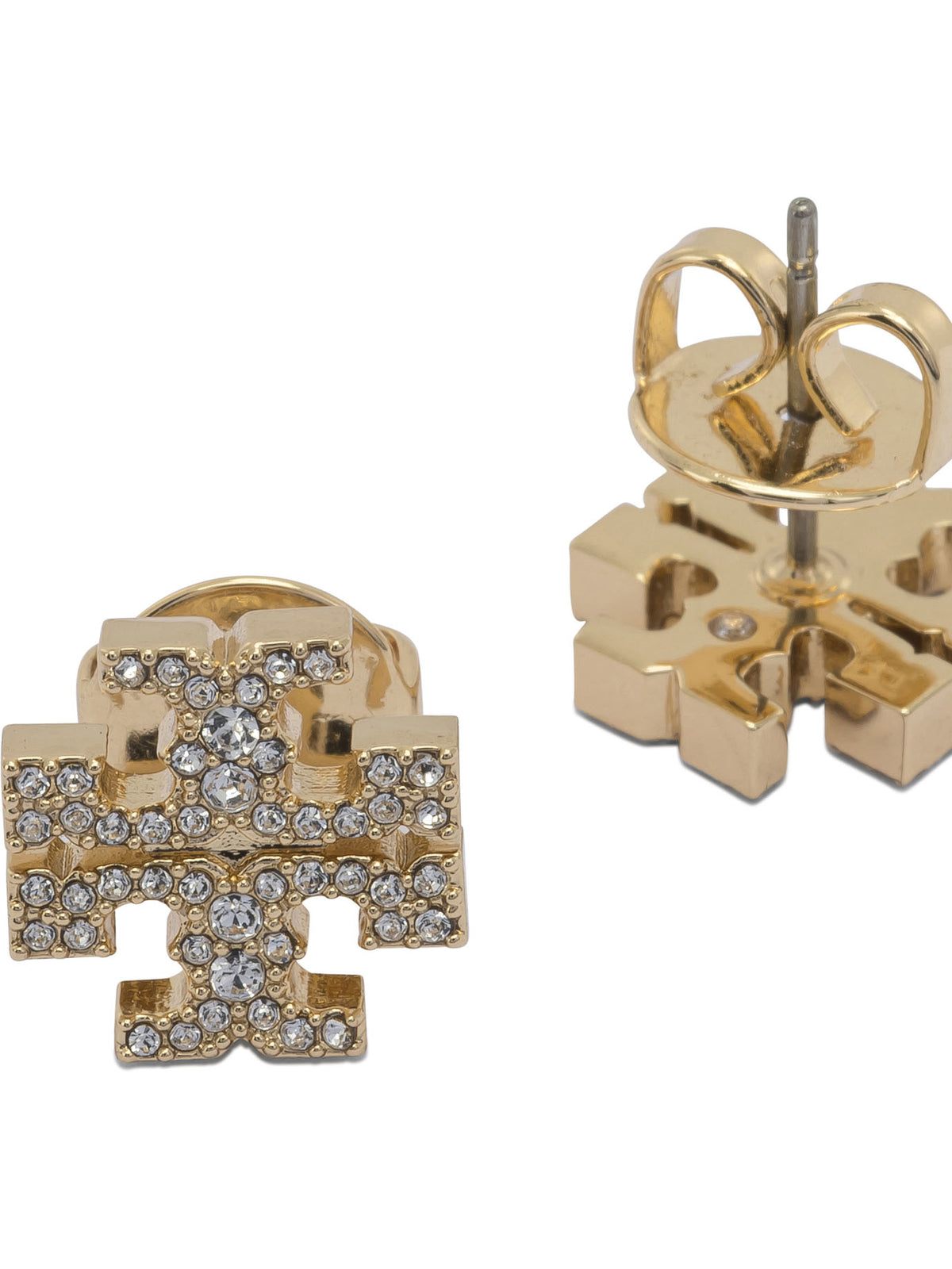 Tory Burch Icon Pavé Earrings