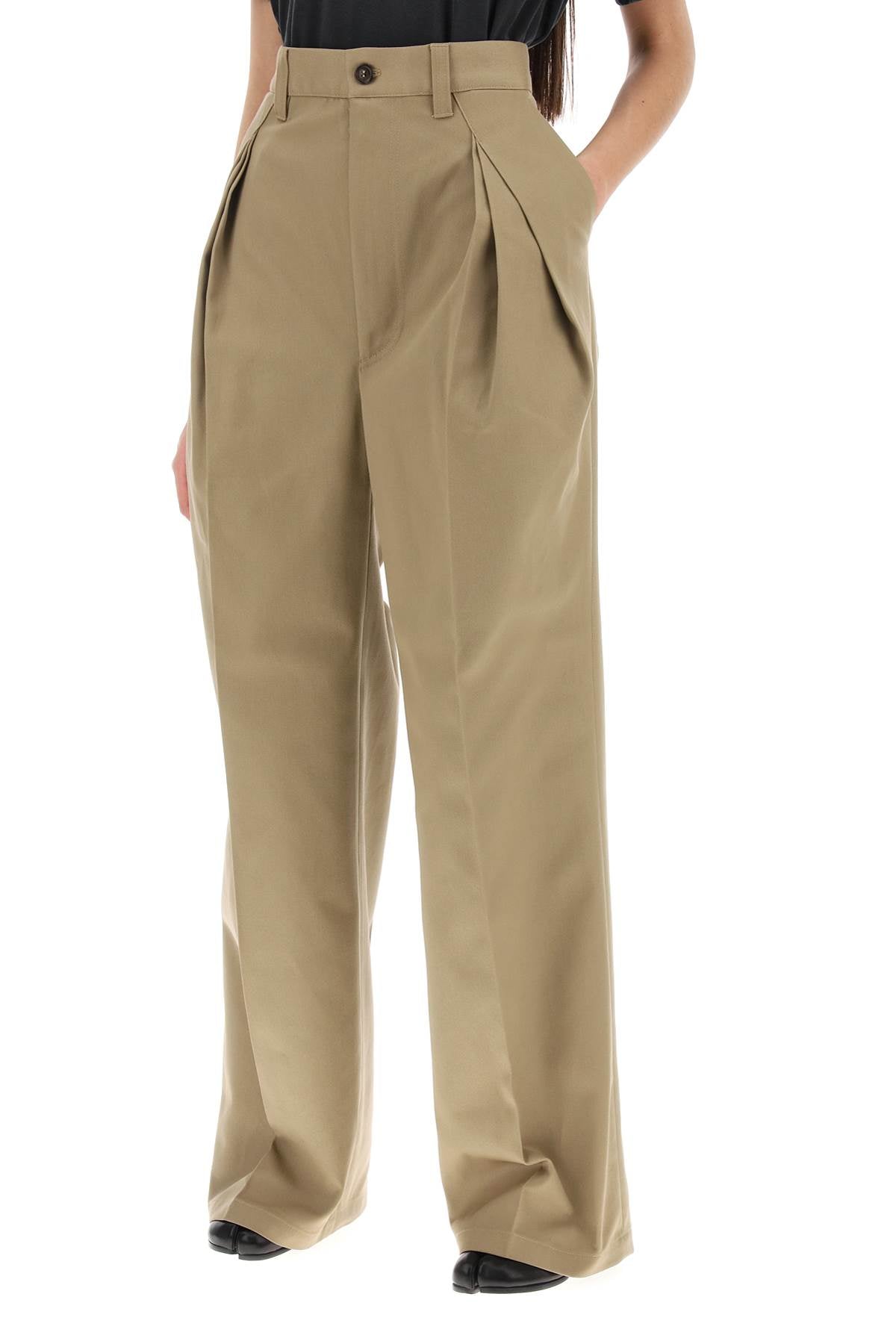 Maison Margiela Trousers With Triple Ple