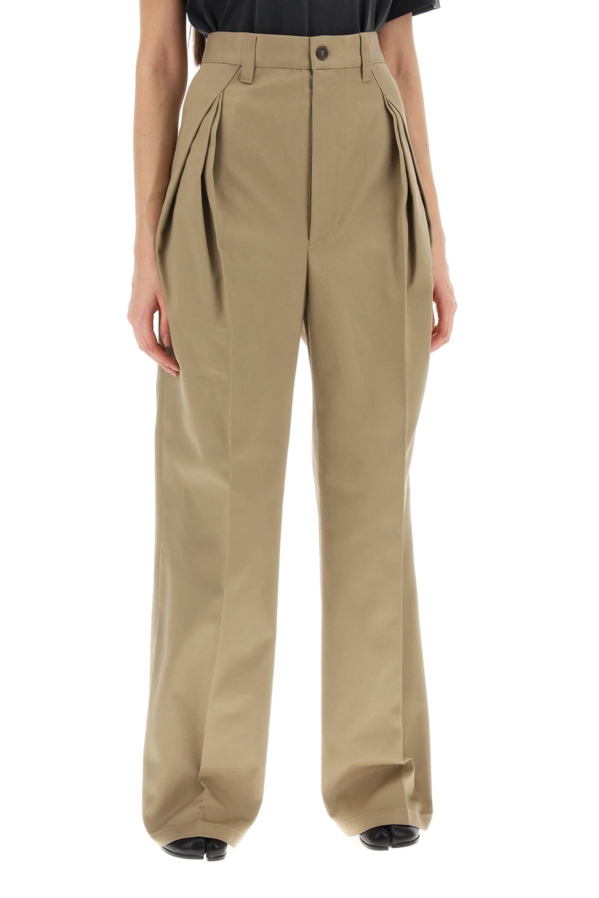 Maison Margiela Trousers With Triple Ple