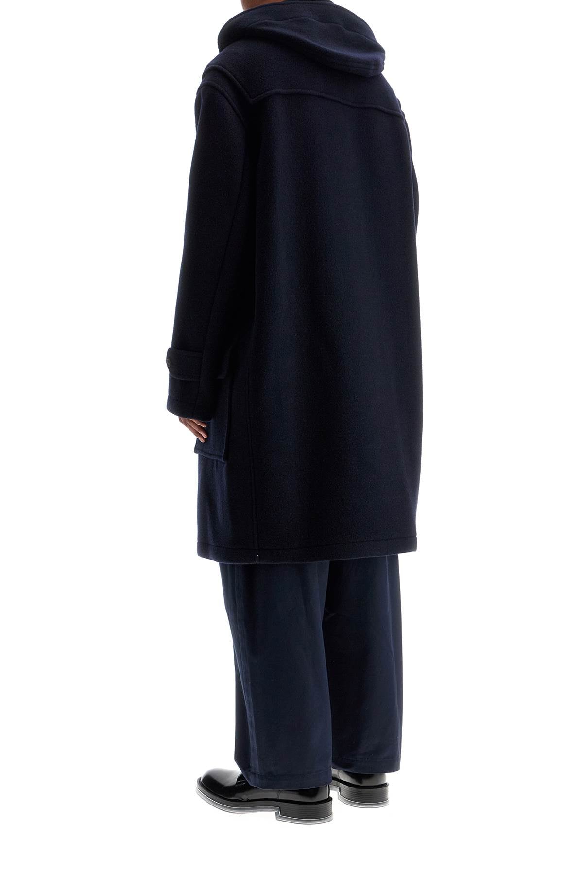 Maison Margiela Woolen Montgomery Coat With Hood