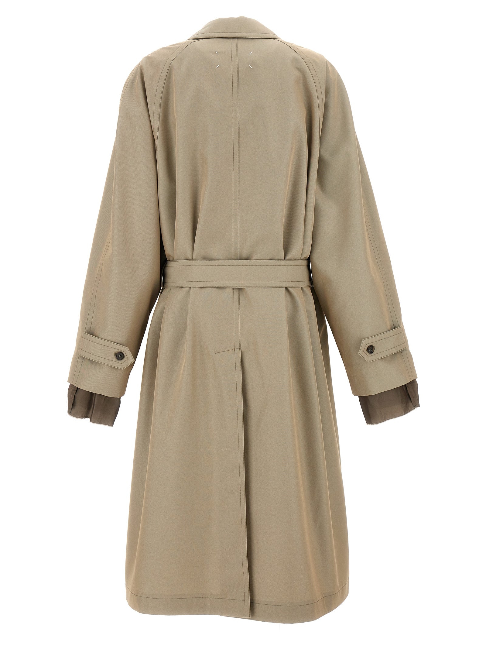 Maison Margiela Long Single-Breasted Trench Coat