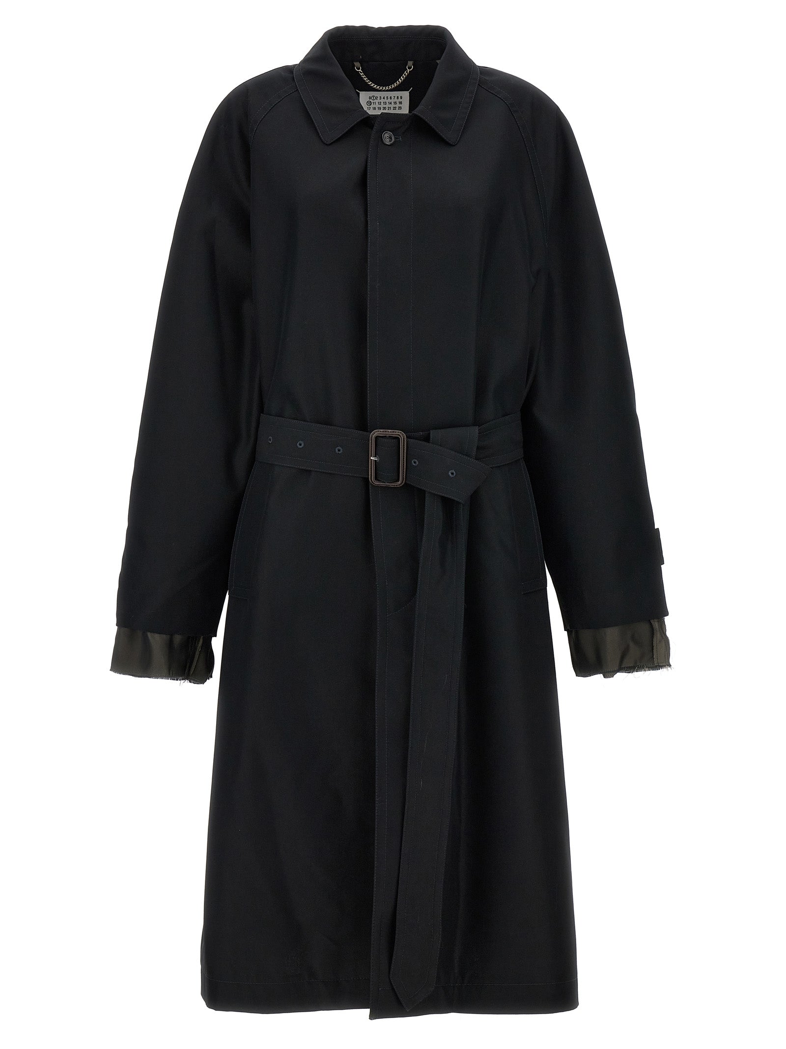 Maison Margiela Long Single-Breasted Trench Coat