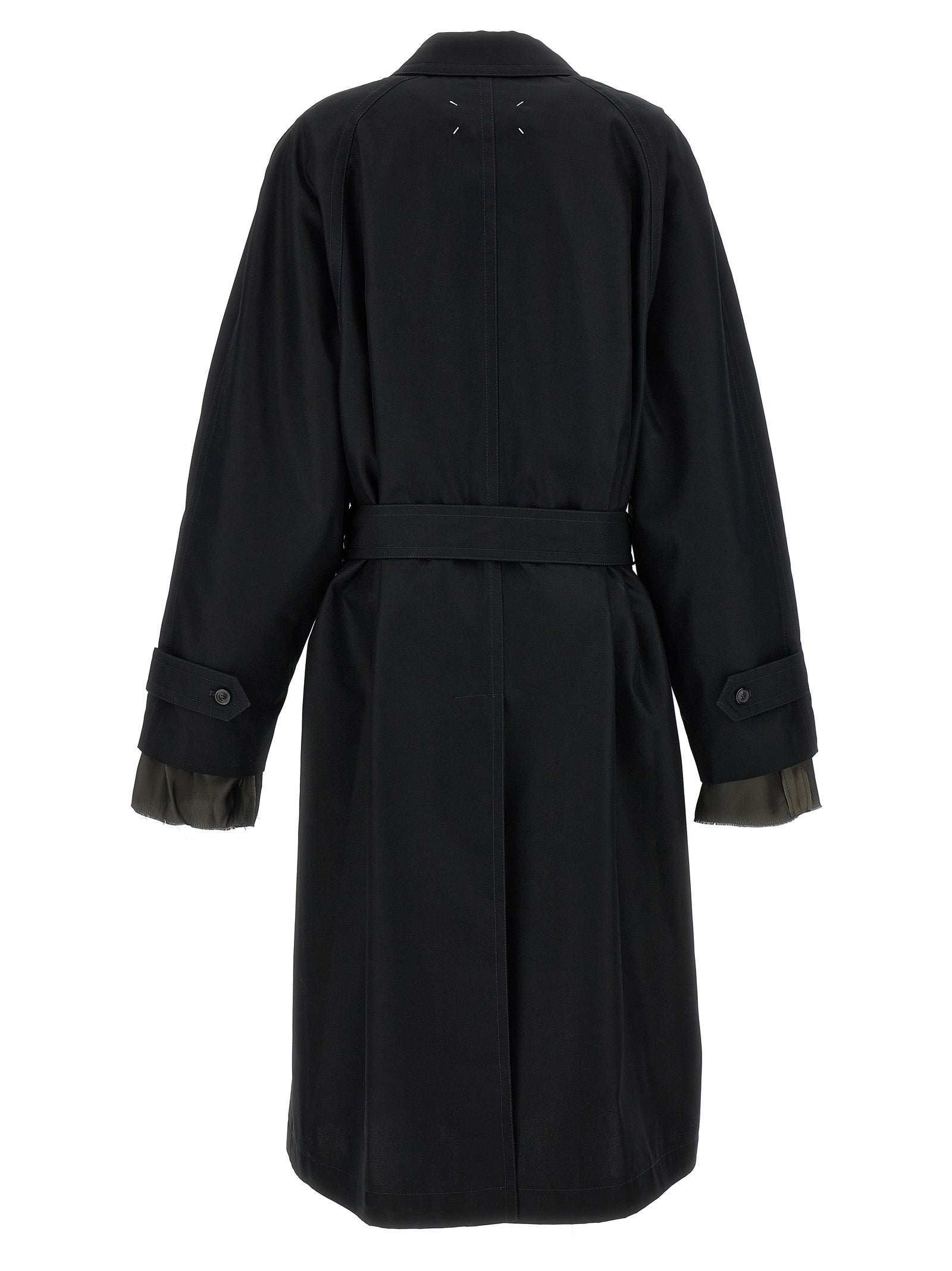 Maison Margiela Long Single-Breasted Trench Coat