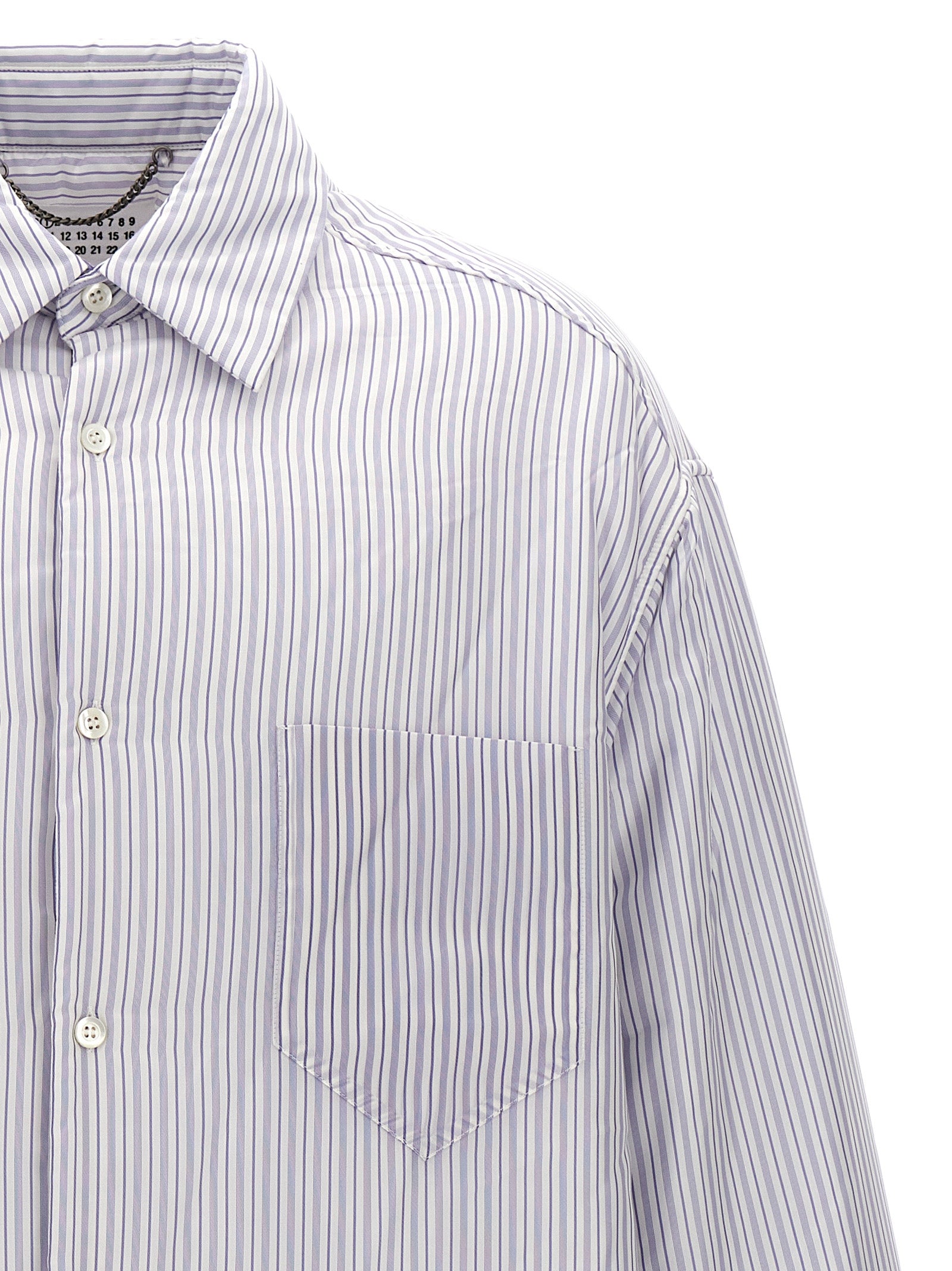 Maison Margiela Striped Shirt Jacket