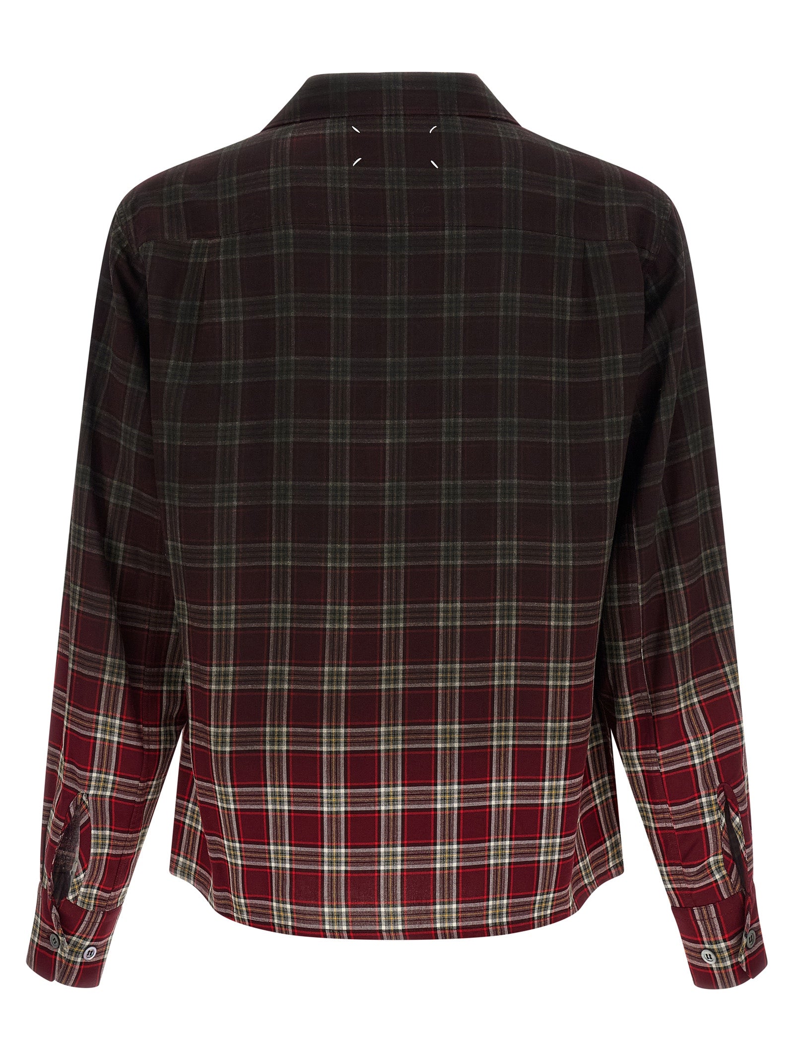 Maison Margiela Check Shirt With Gradient Effect