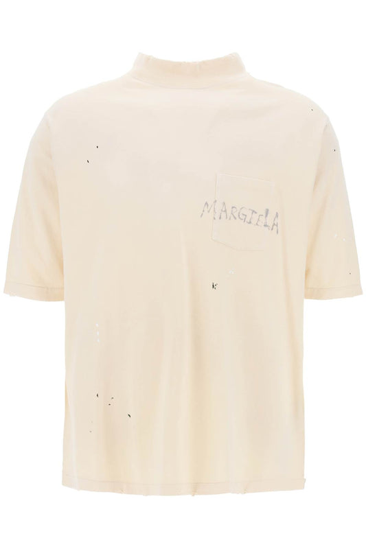 Maison Margiela Handwritten Logo T-Shirt With Written Text Neutral