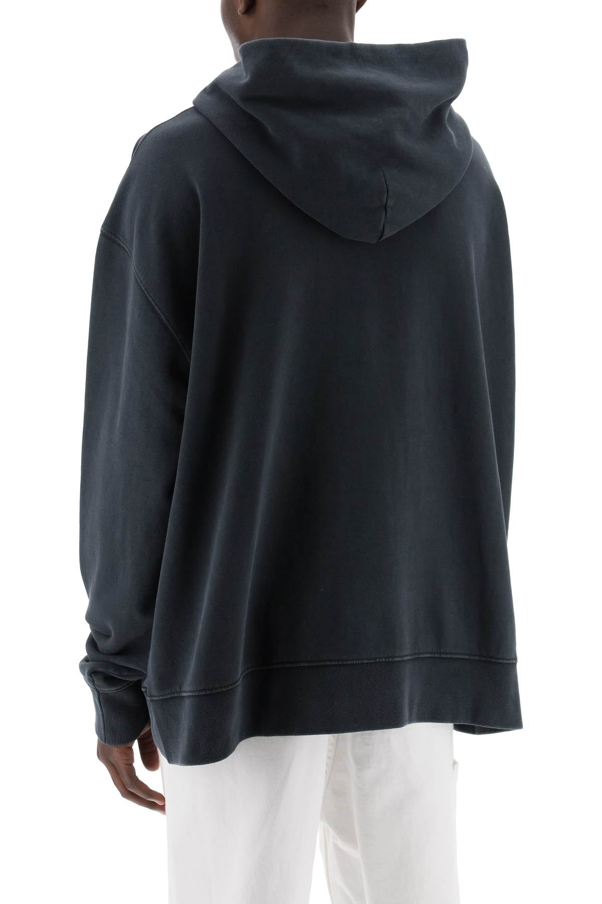 Maison Margiela Hoodie With Reverse Logo Hooded Black