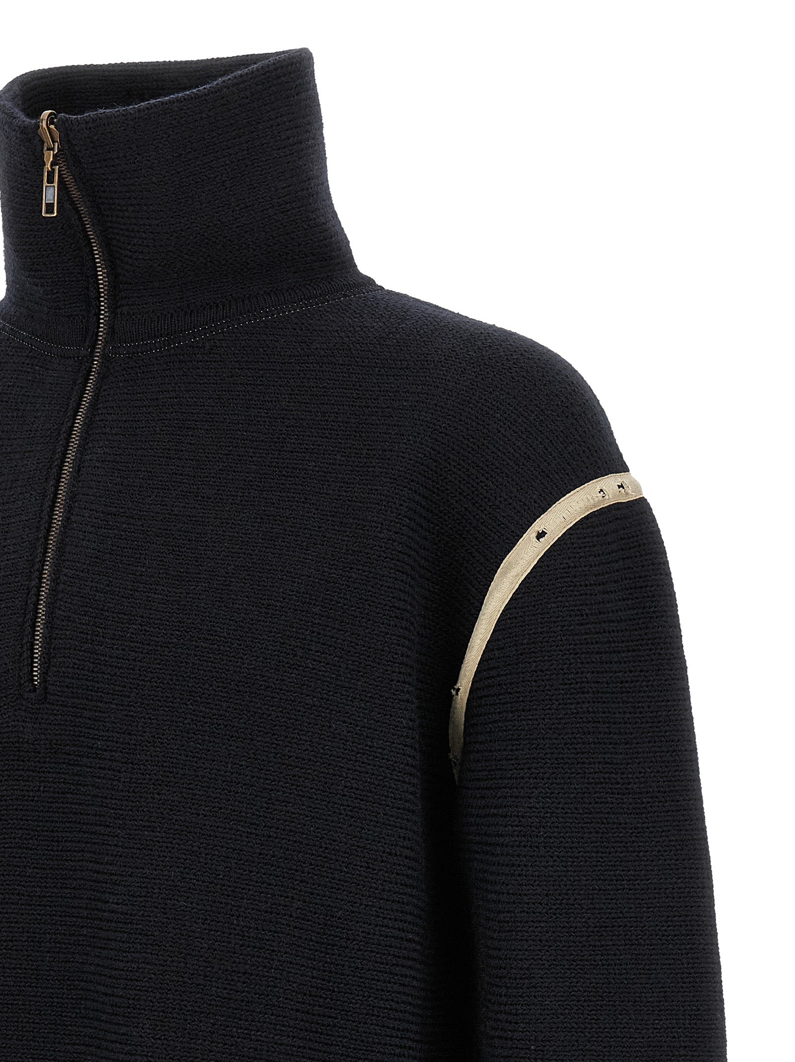 Maison Margiela Denim Patch Sweater