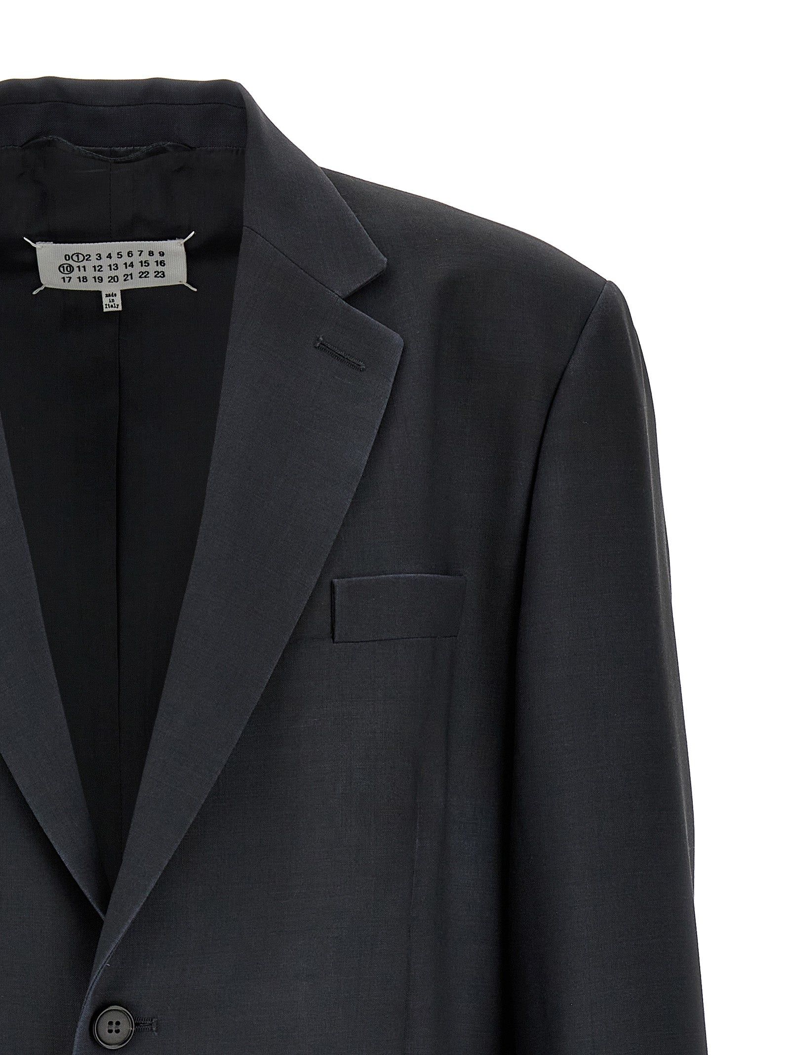 Maison Margiela Single-Breasted Mohair Blazer