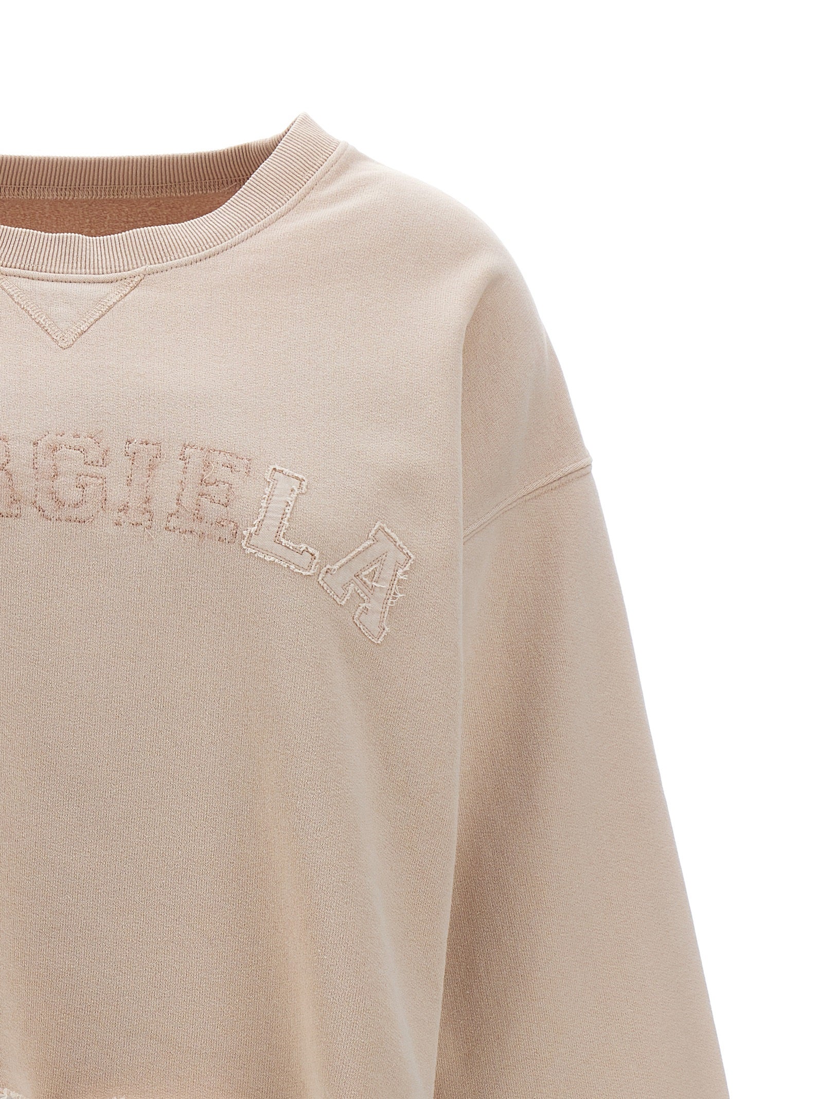 Maison Margiela Logo Embroidery Sweatshirt