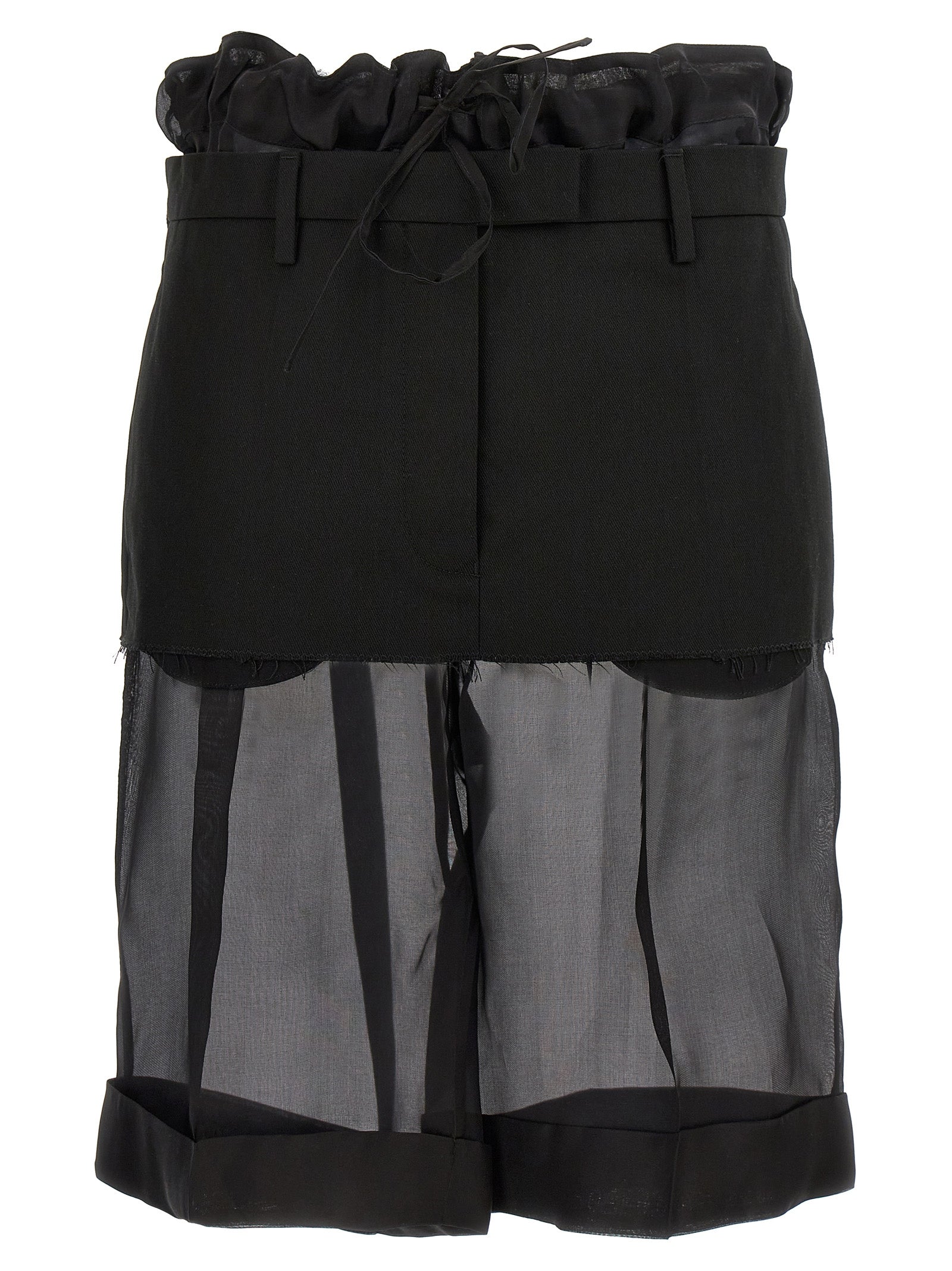 Maison Margiela Layered Effect Trouser Skirt