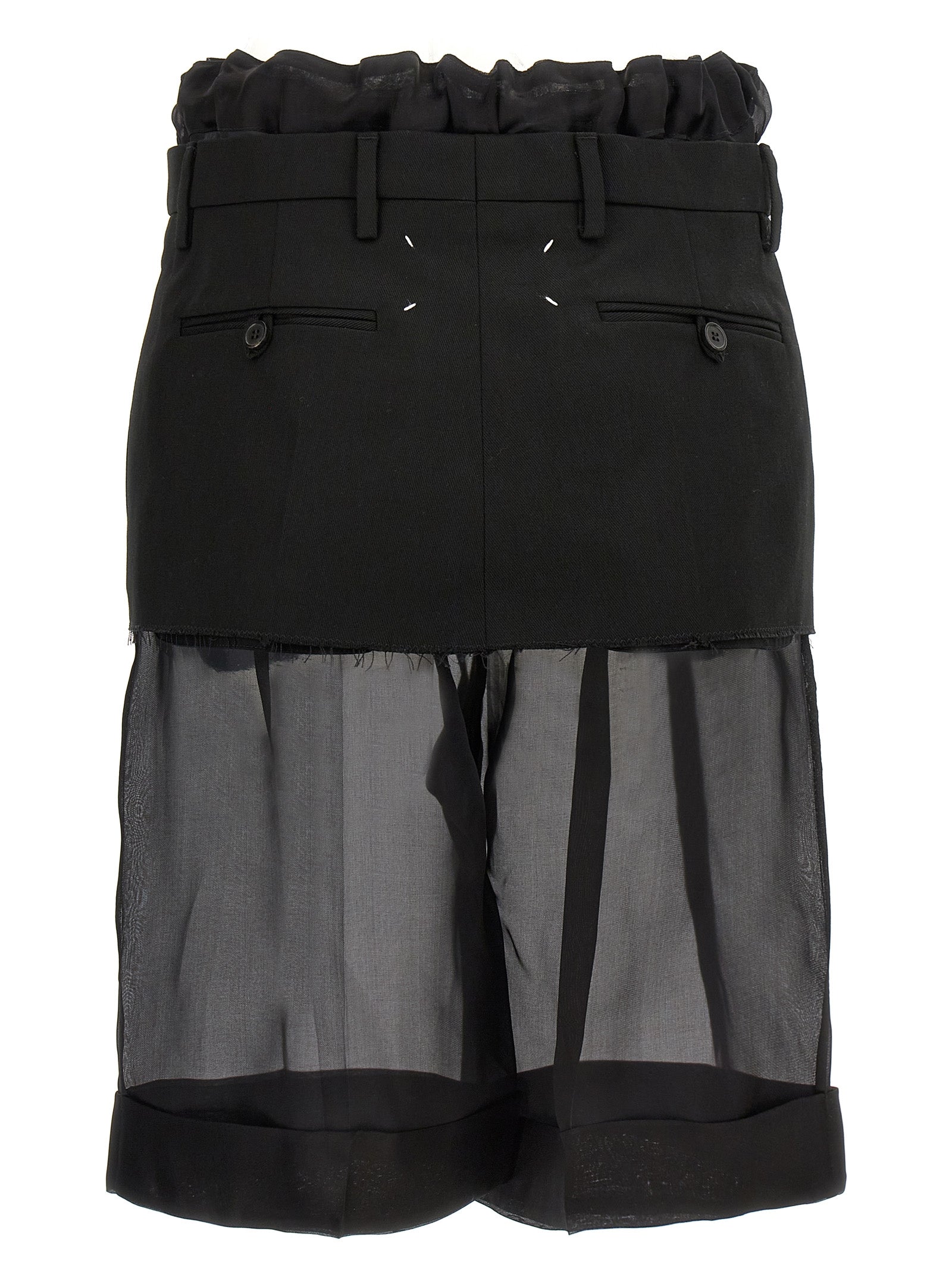 Maison Margiela Layered Effect Trouser Skirt