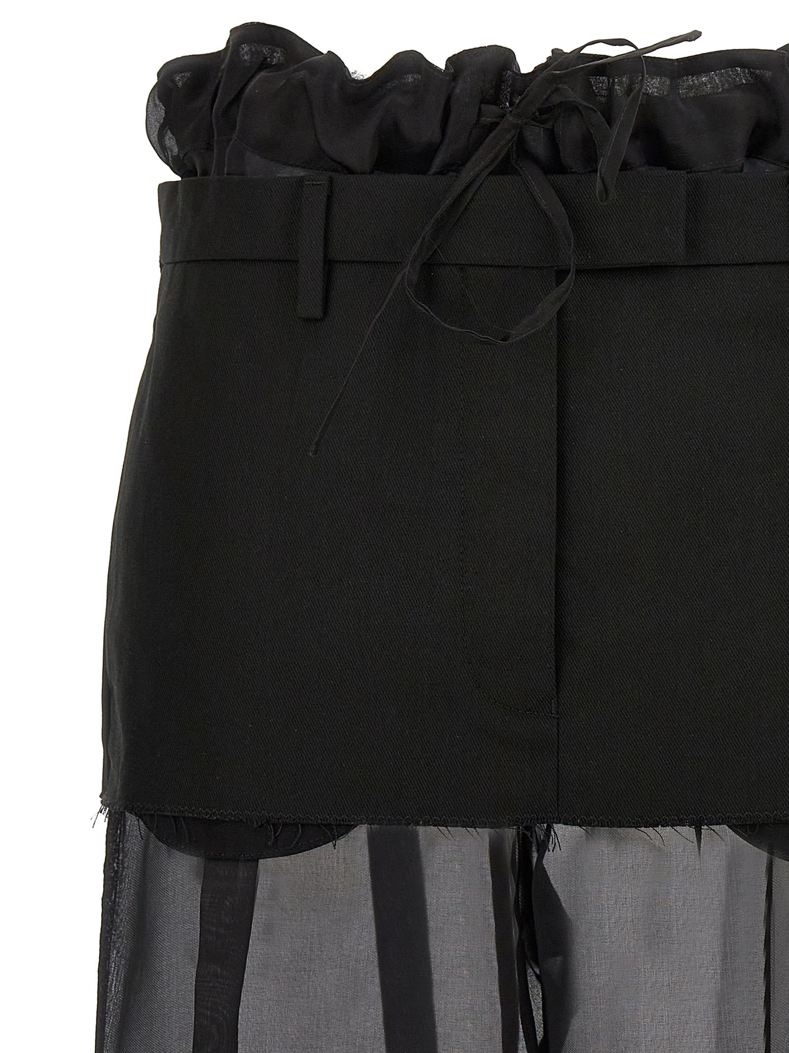 Maison Margiela Layered Effect Trouser Skirt