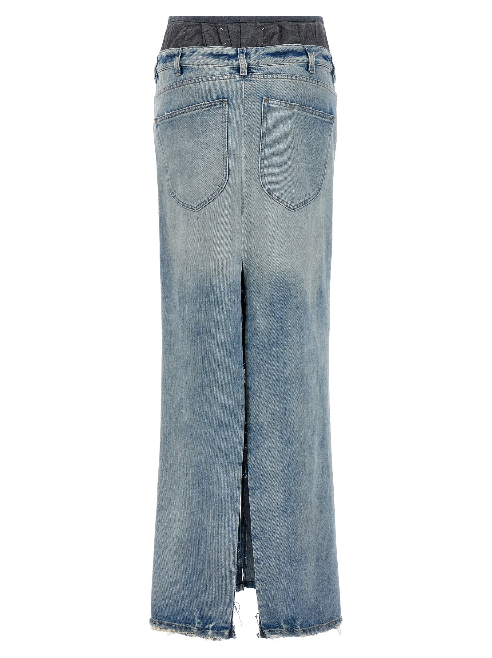 Maison Margiela Slits Denim Skirt