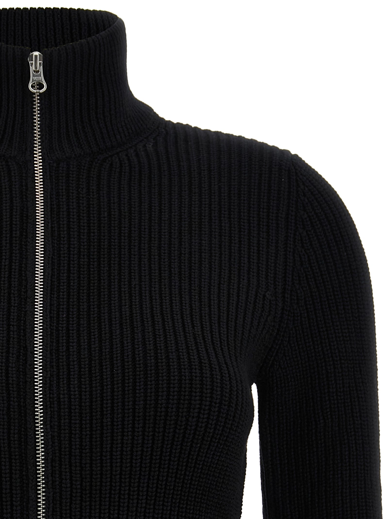 Mm6 Maison Margiela Used Ribbed Cardigan