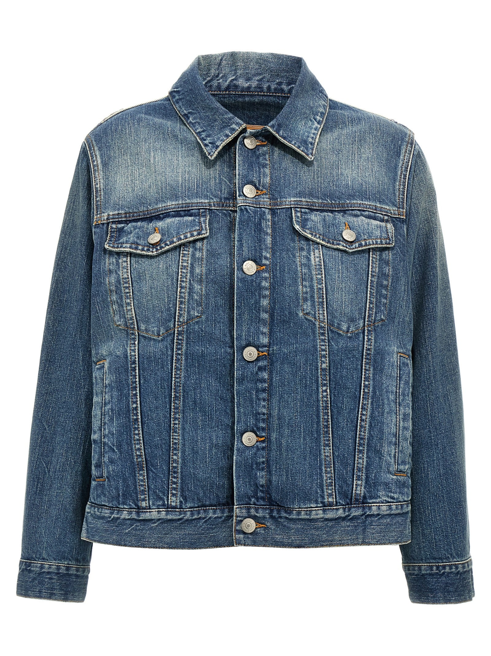 Mm6 Maison Margiela Layered Denim Jacket