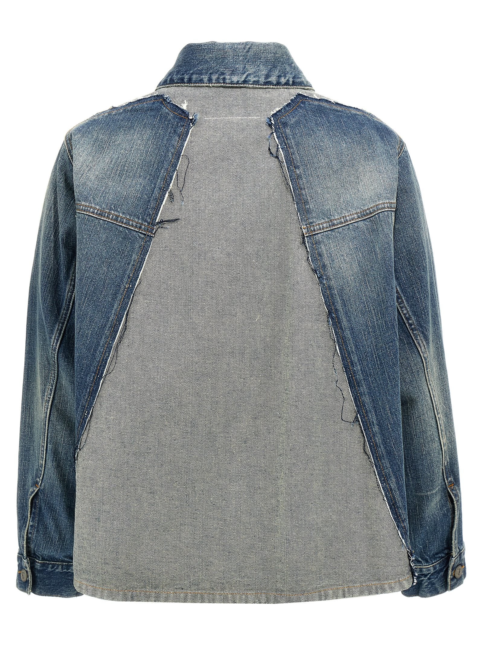 Mm6 Maison Margiela Layered Denim Jacket