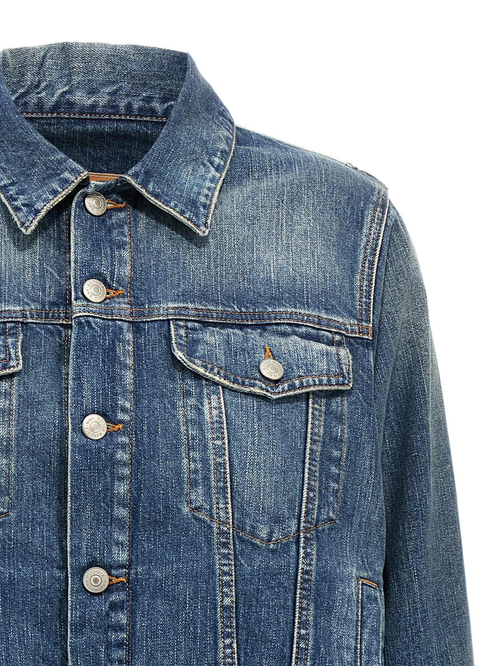 Mm6 Maison Margiela Layered Denim Jacket