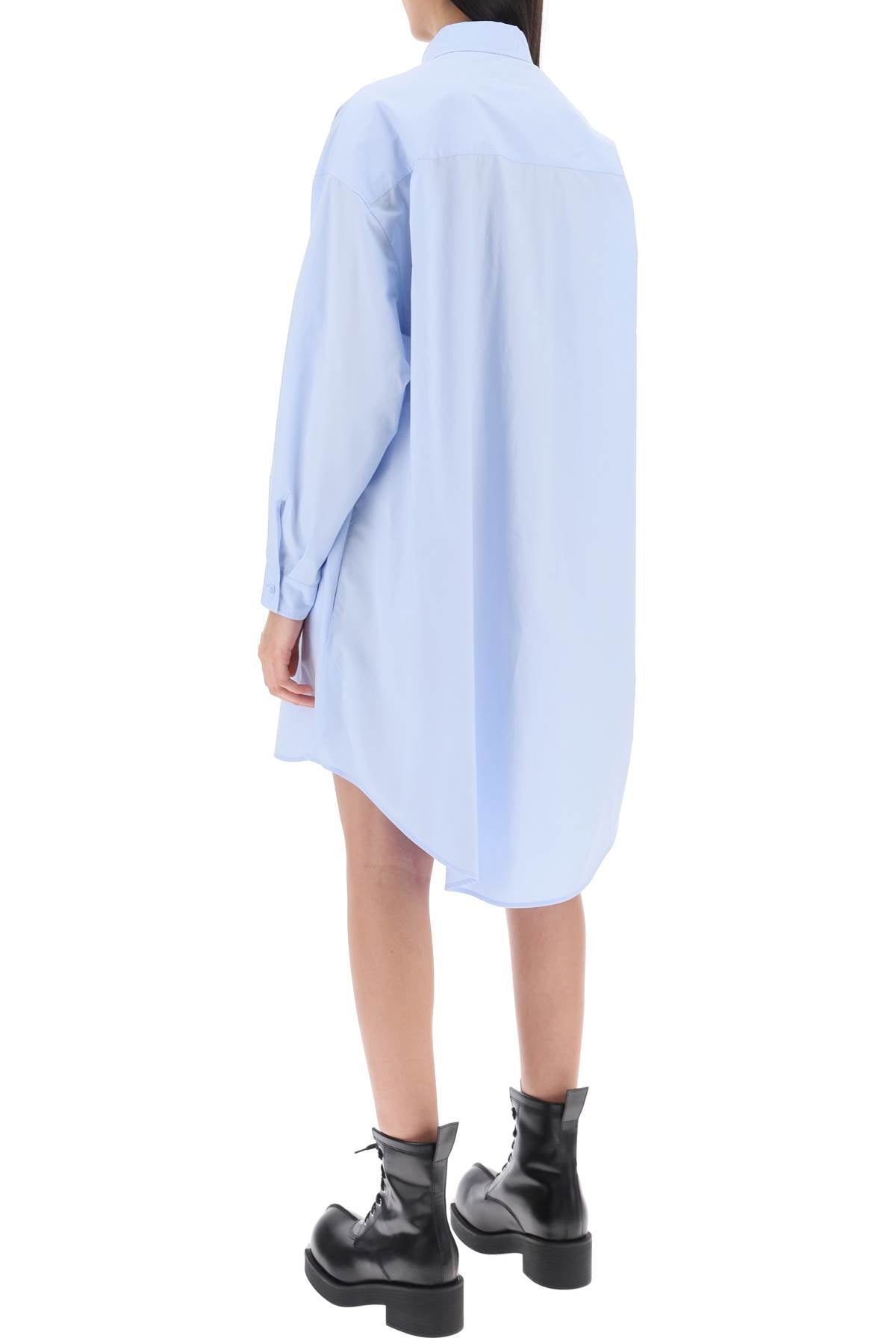 Mm6 Maison Margiela Shirt Dress With Numeric Logo