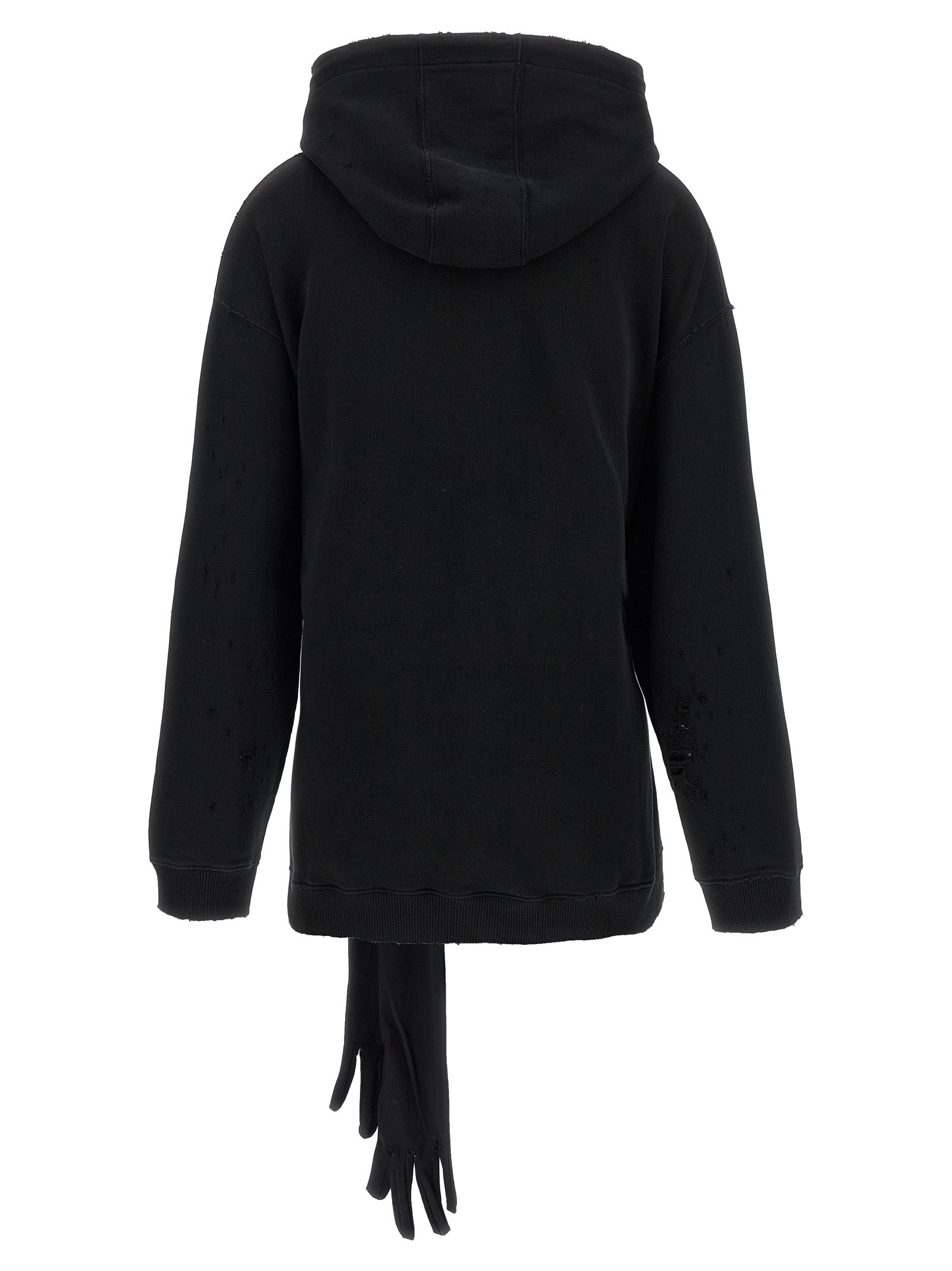 Mm6 Maison Margiela Hoodie Dress With Gloves