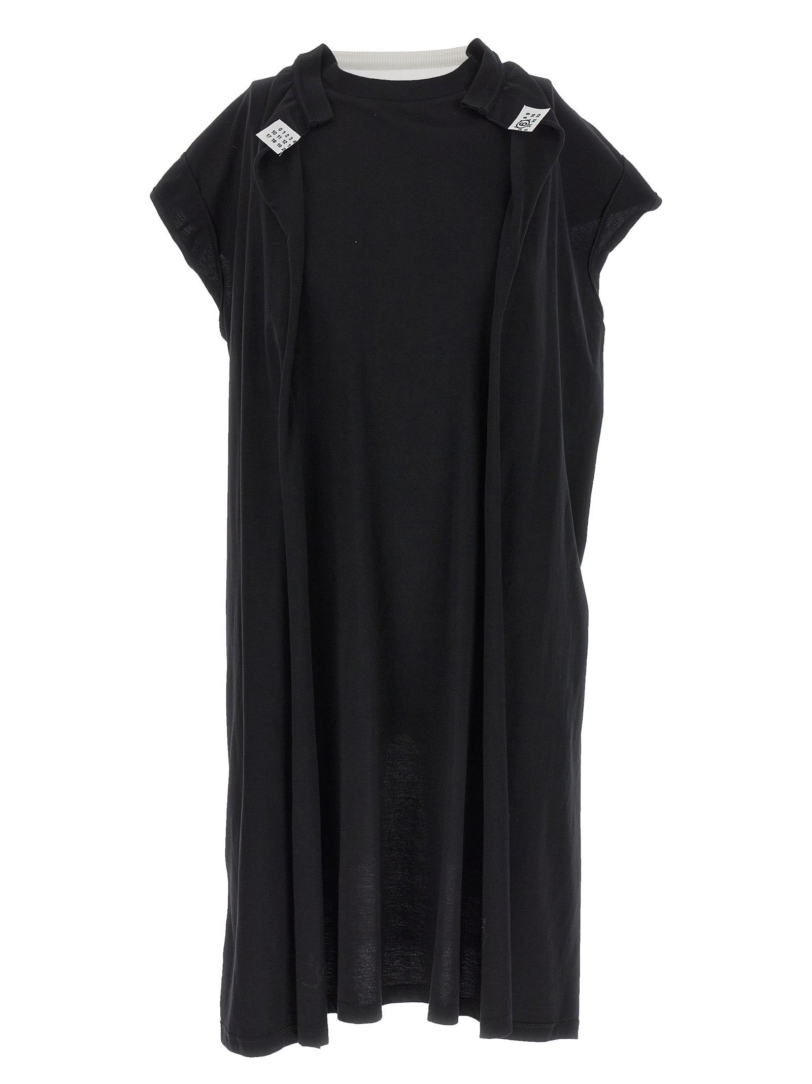 Mm6 Maison Margiela Contrast Retro T-Shirt Dress