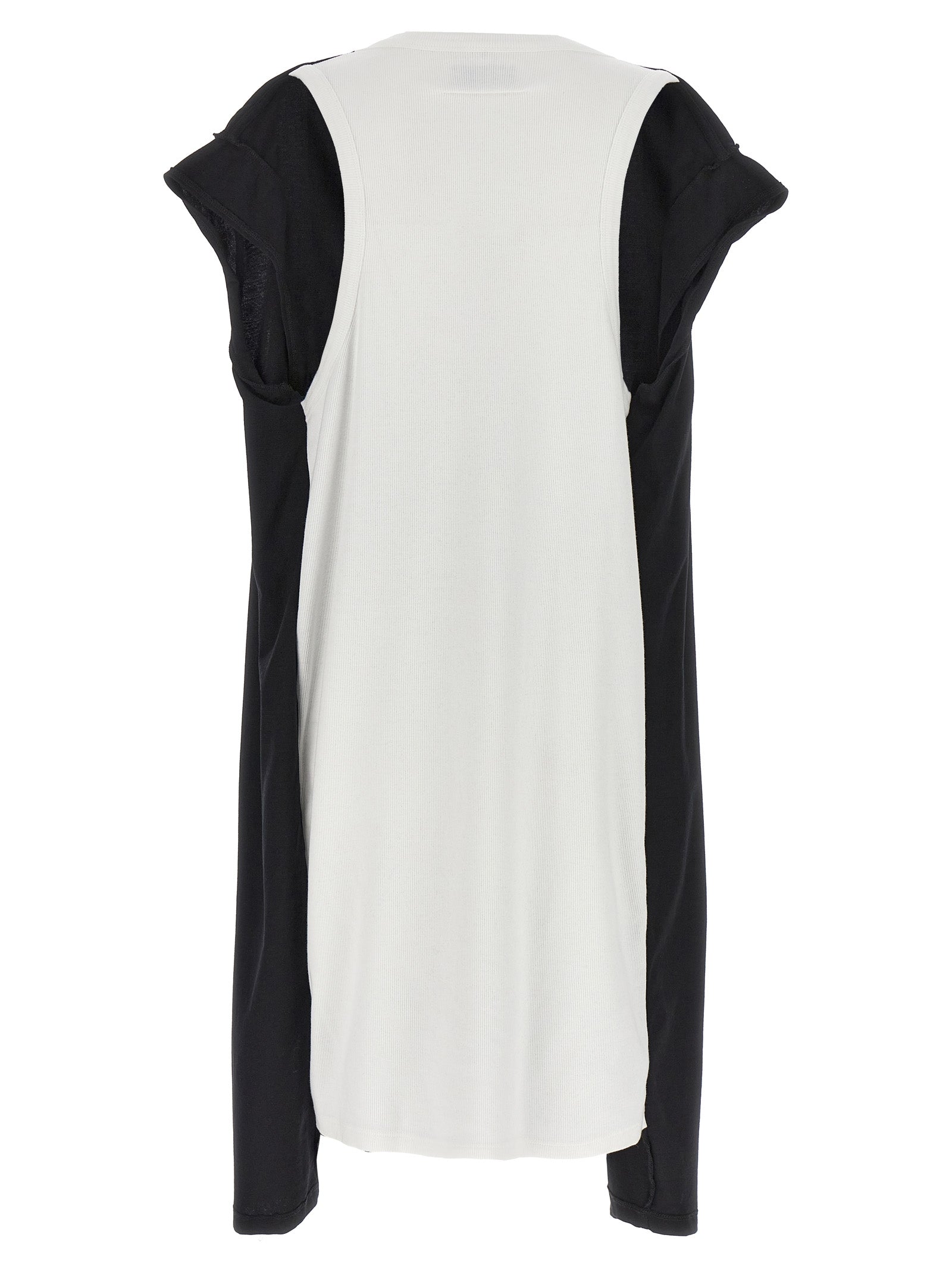 Mm6 Maison Margiela Contrast Retro T-Shirt Dress