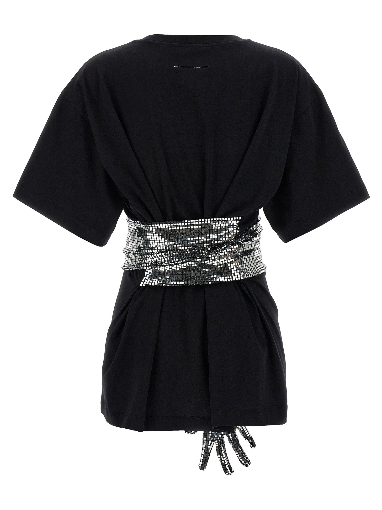 Mm6 Maison Margiela Sequin Gloves T-Shirt