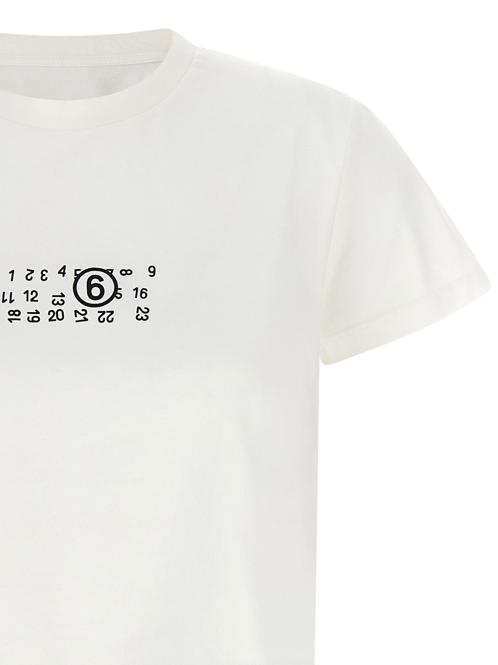 Mm6 Maison Margiela 'Numeric Signature Mm6' Upside Down T-Shirt