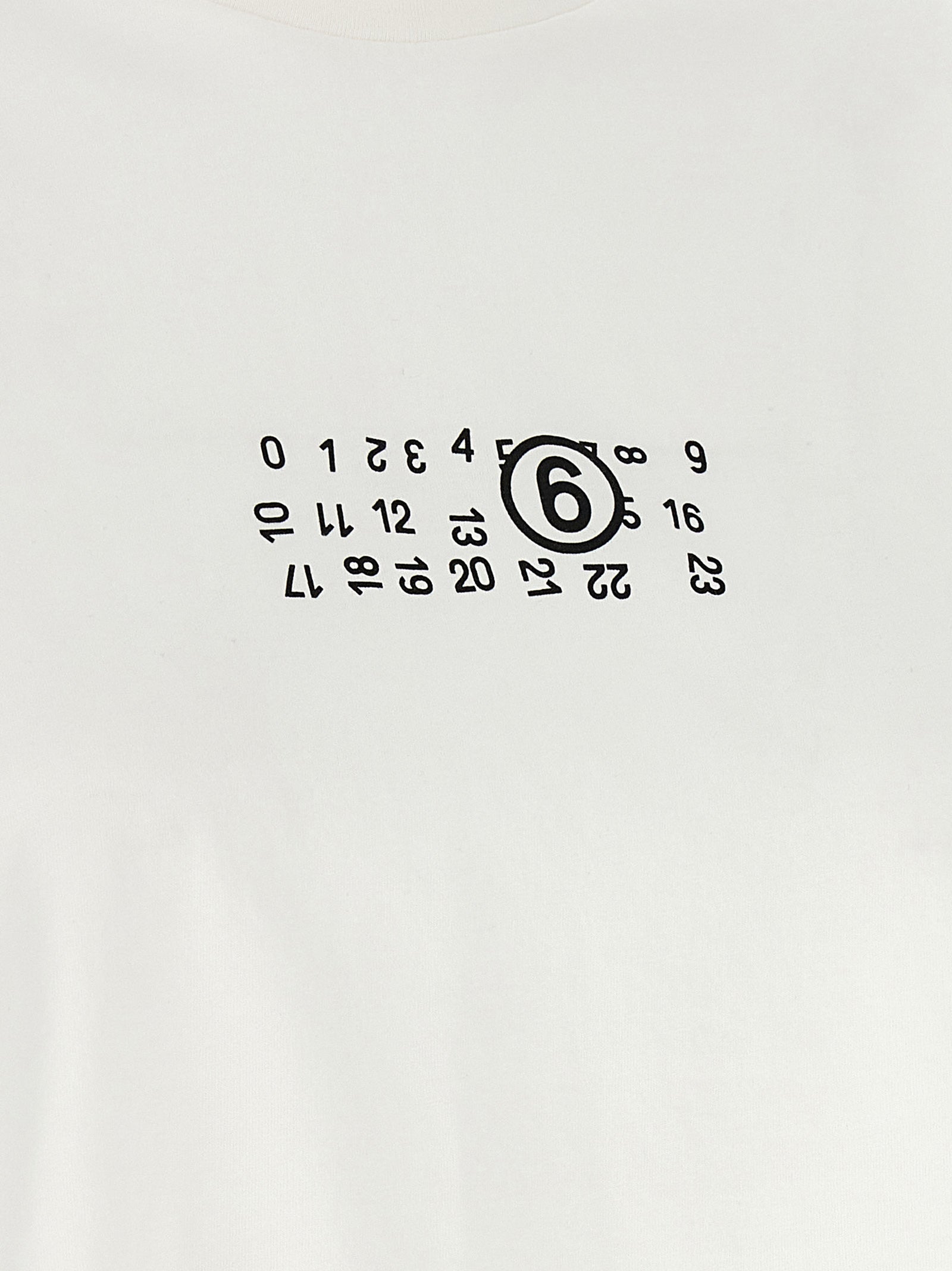 Mm6 Maison Margiela 'Numeric Signature Mm6' Upside Down T-Shirt