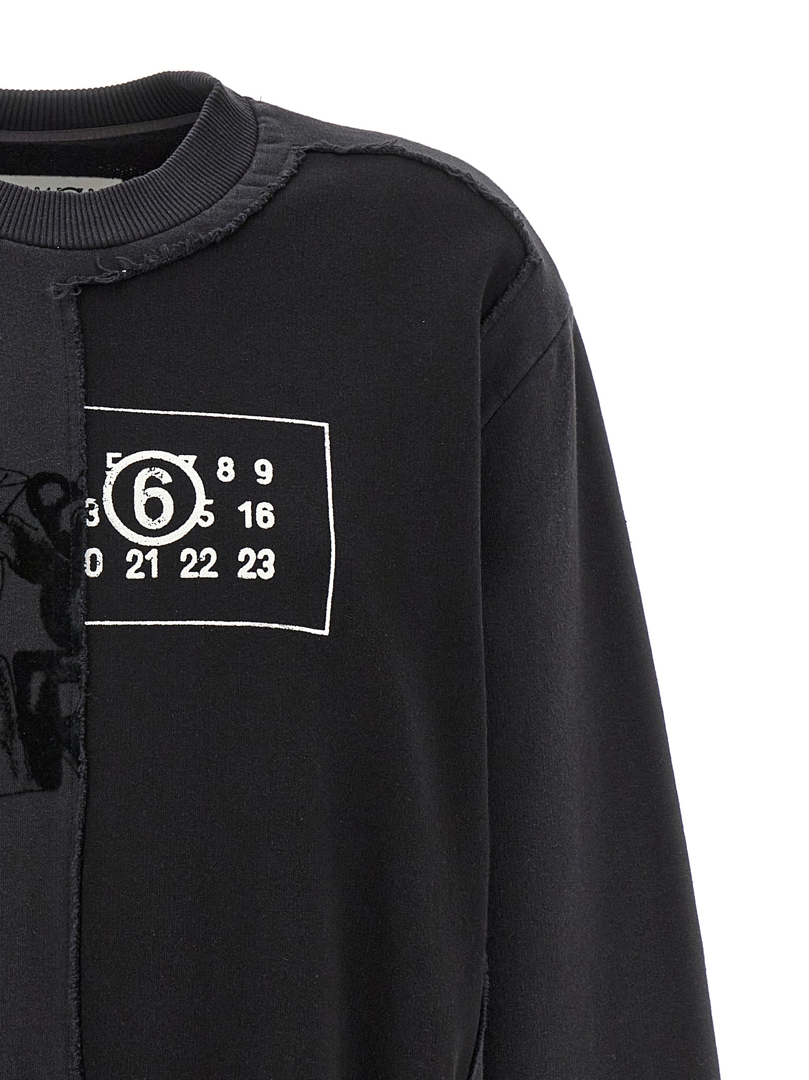 Mm6 Maison Margiela Patchwork Sweatshirt