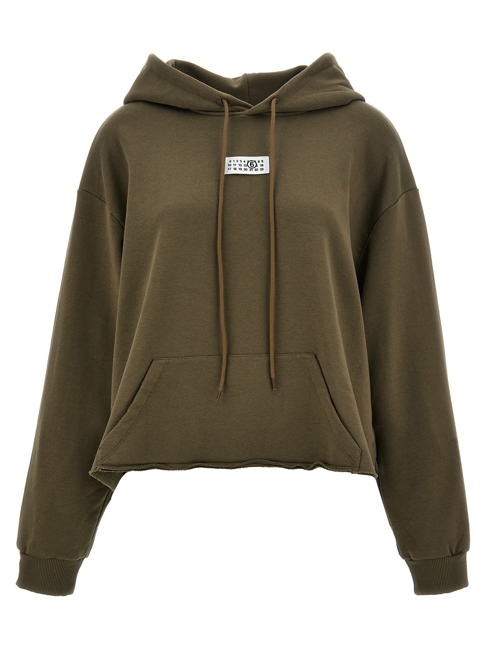 Mm6 Maison Margiela Logo Label Hoodie