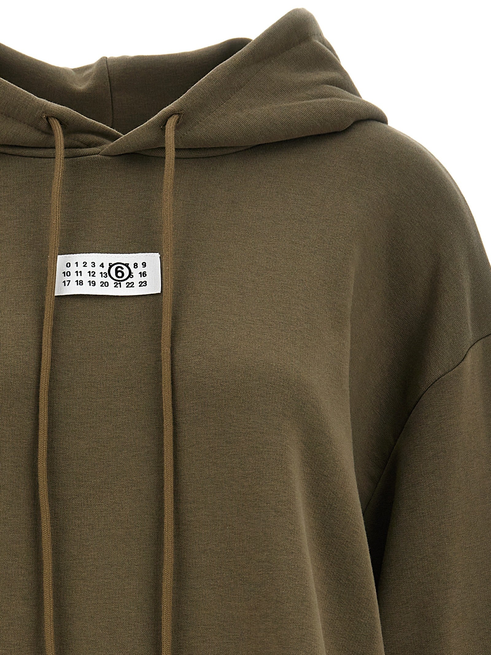 Mm6 Maison Margiela Logo Label Hoodie