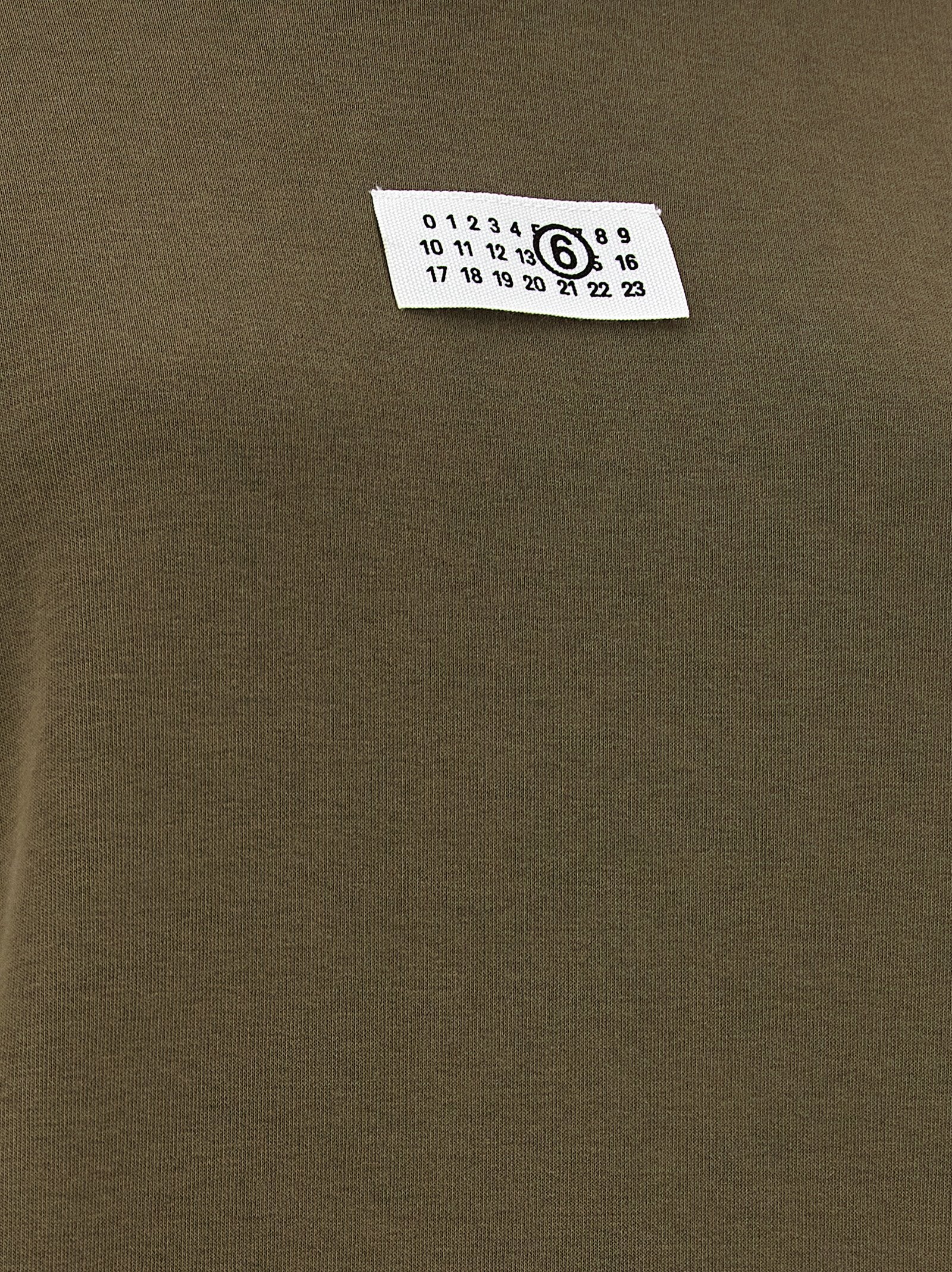 Mm6 Maison Margiela Logo Label Hoodie