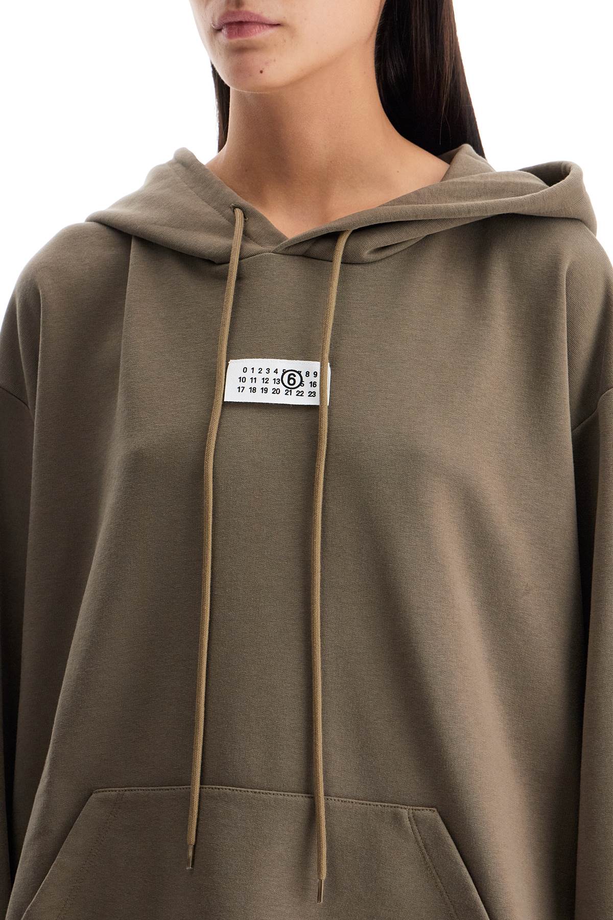 Mm6 Maison Margiela Boxy Hoodie With Hood