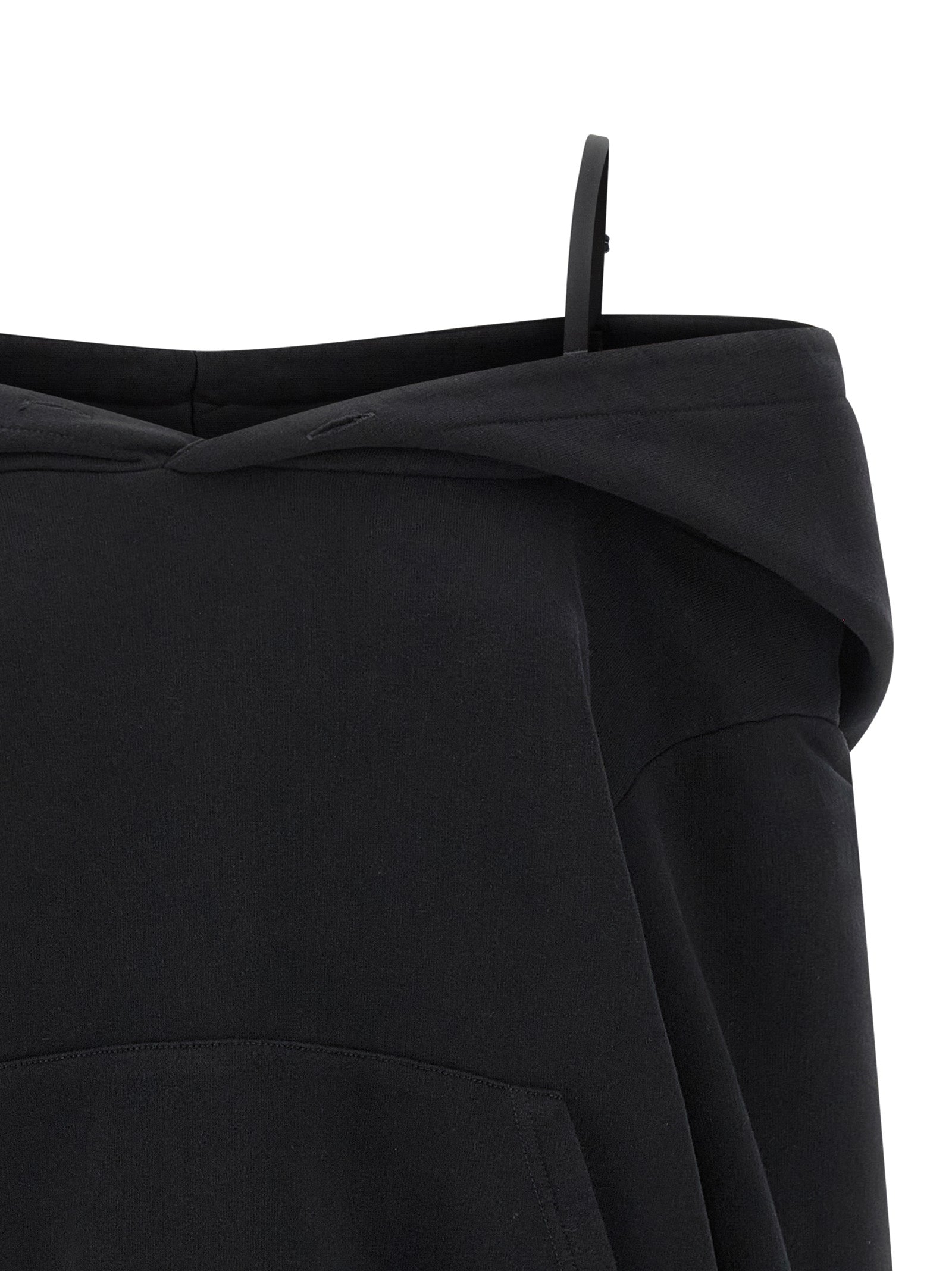 Mm6 Maison Margiela Off-Shoulder Hoodie