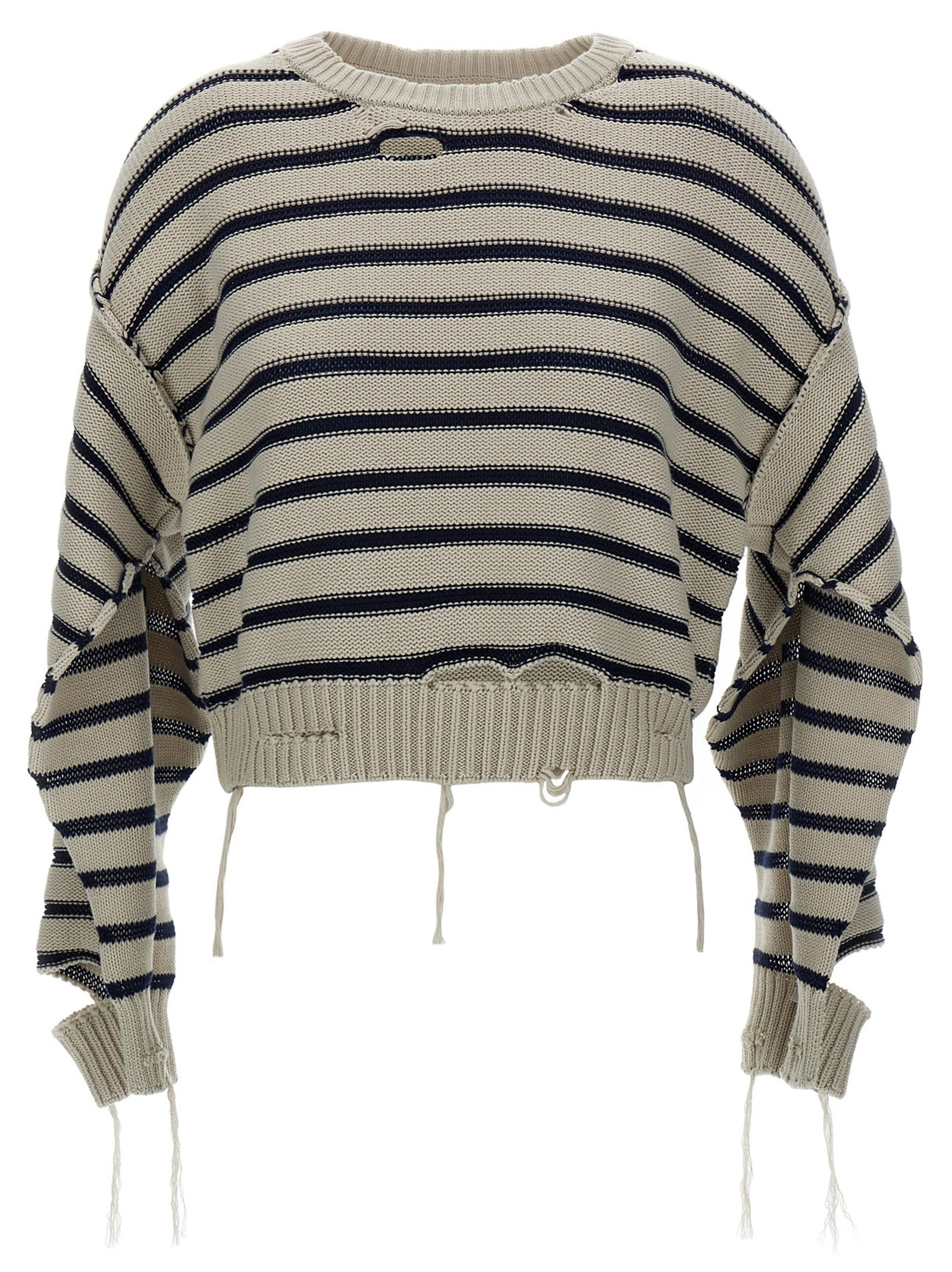 Mm6 Maison Margiela Distressed Sweater