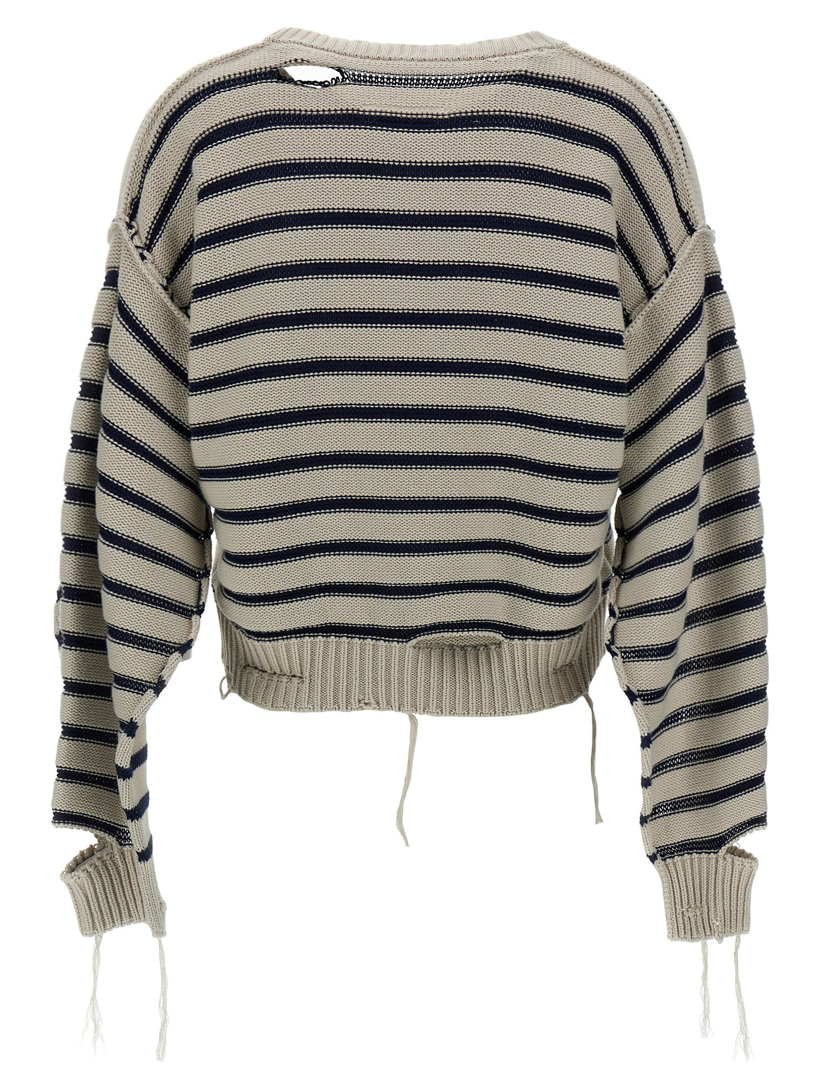 Mm6 Maison Margiela Distressed Sweater