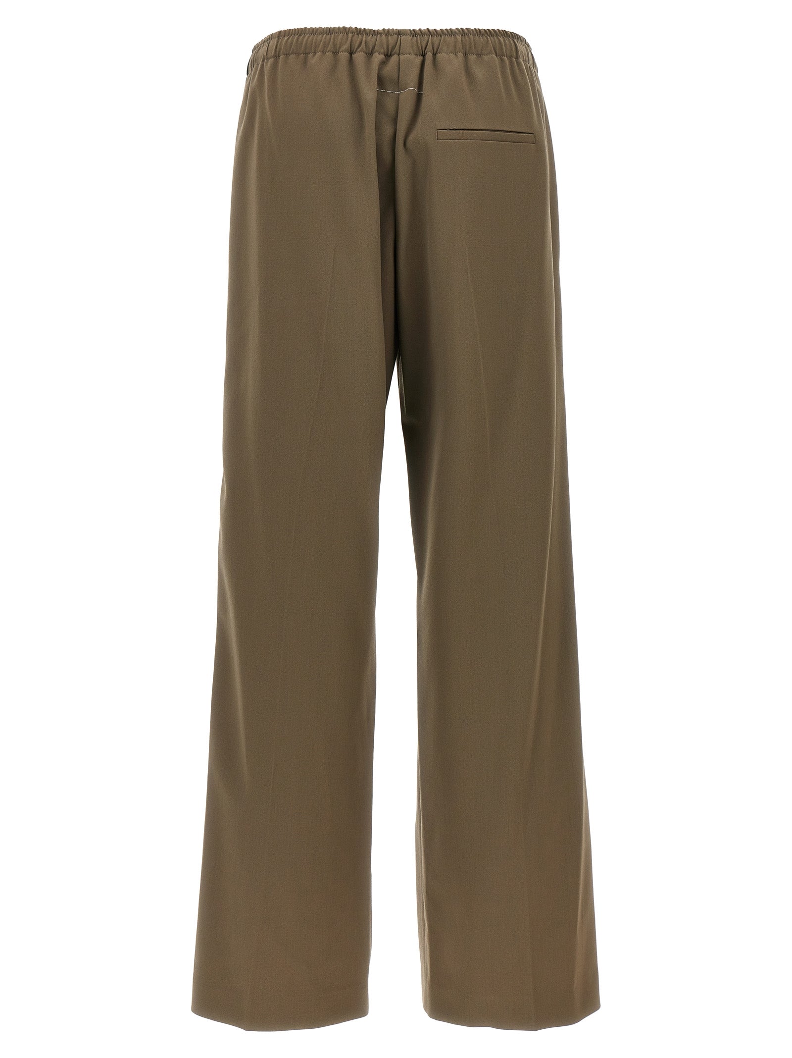 Mm6 Maison Margiela Satin Band Pants