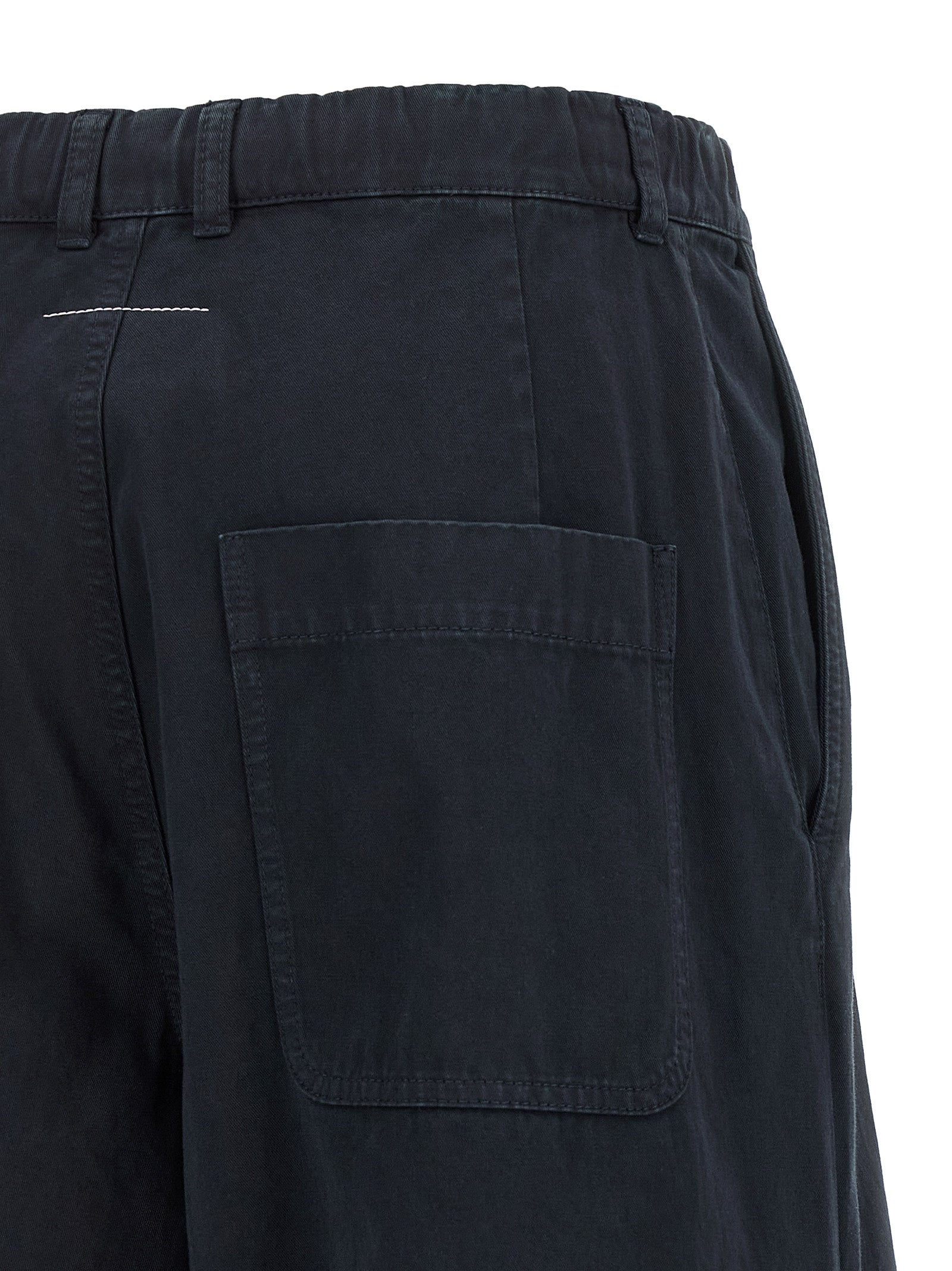 Mm6 Maison Margiela 'White Stitch Line' Pants
